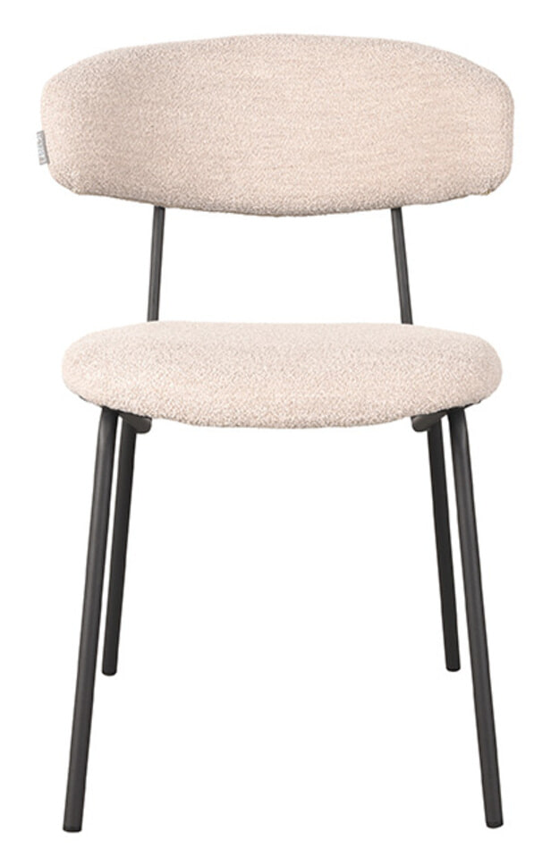LABEL51 Eetkamerstoel 'Zack' Bouclé, kleur Naturel