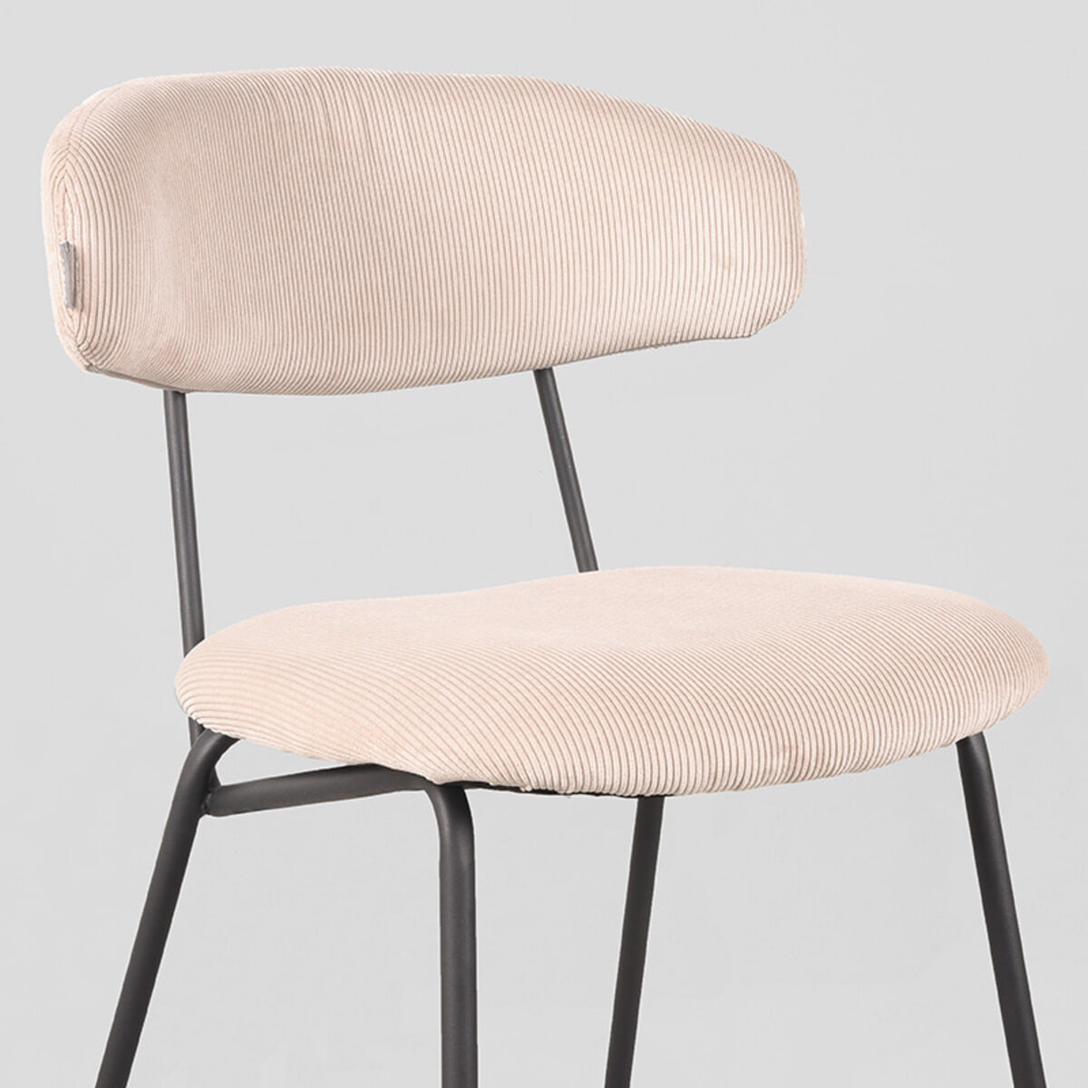 LABEL51 Eetkamerstoel 'Zack' Rib, kleur Naturel