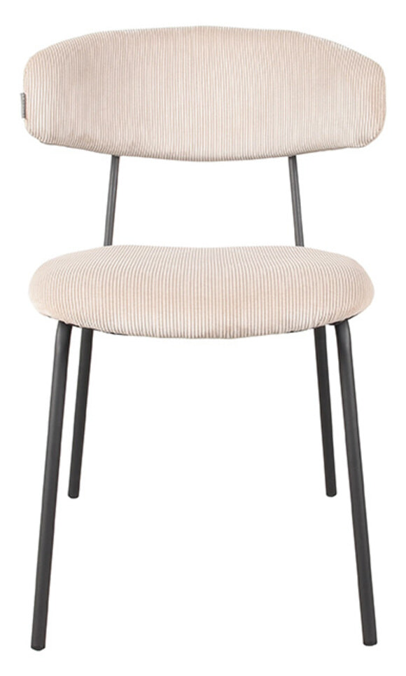 LABEL51 Eetkamerstoel 'Zack' Rib, kleur Naturel