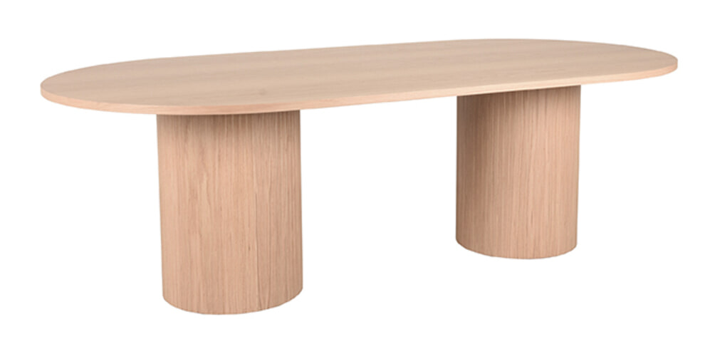 LABEL51 Ovale Eettafel Oliva Naturel Eiken, 240 x 120cm