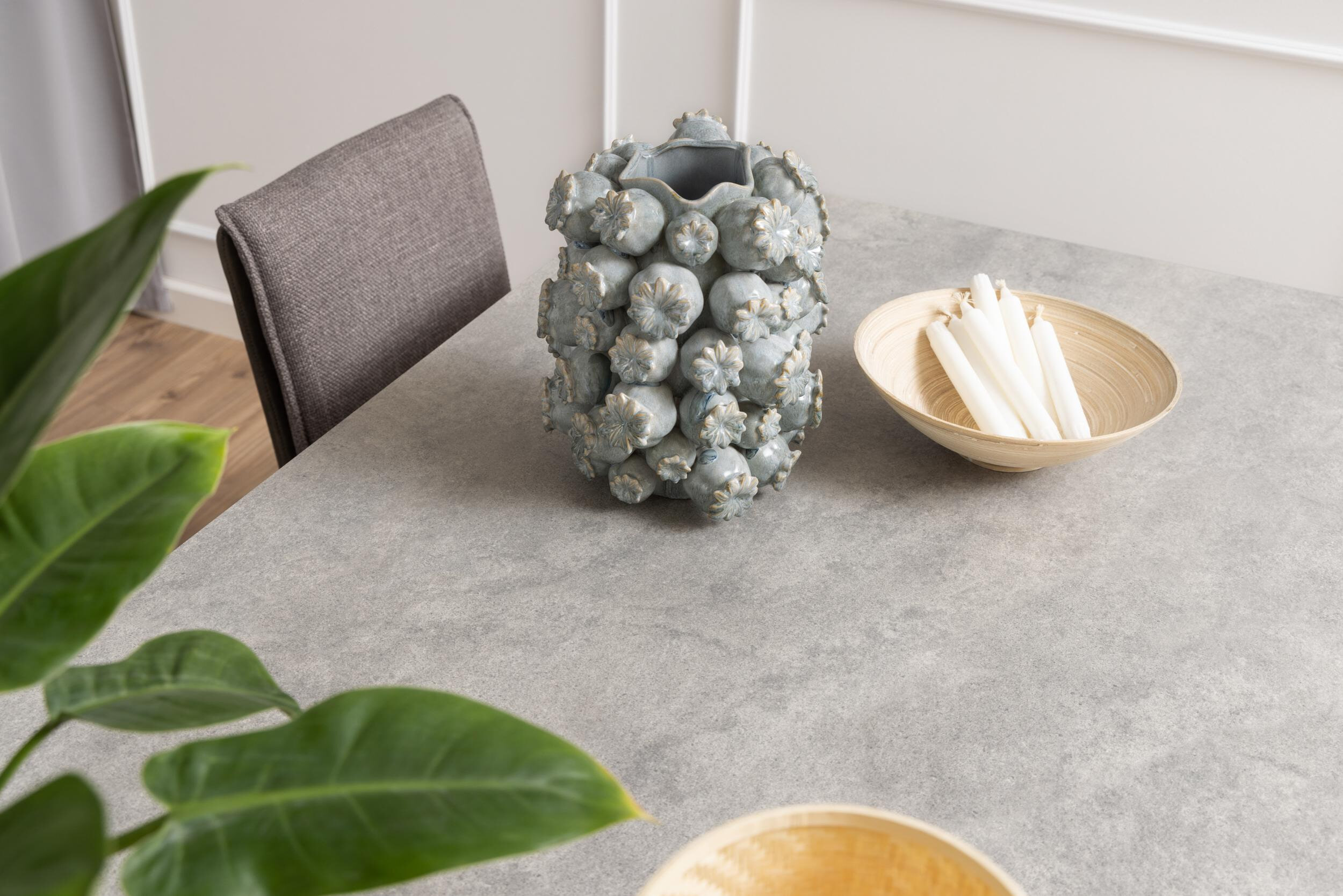 Bendt Eettafel 'Line' Keramiek, 200 x 100cm, kleur Grijs