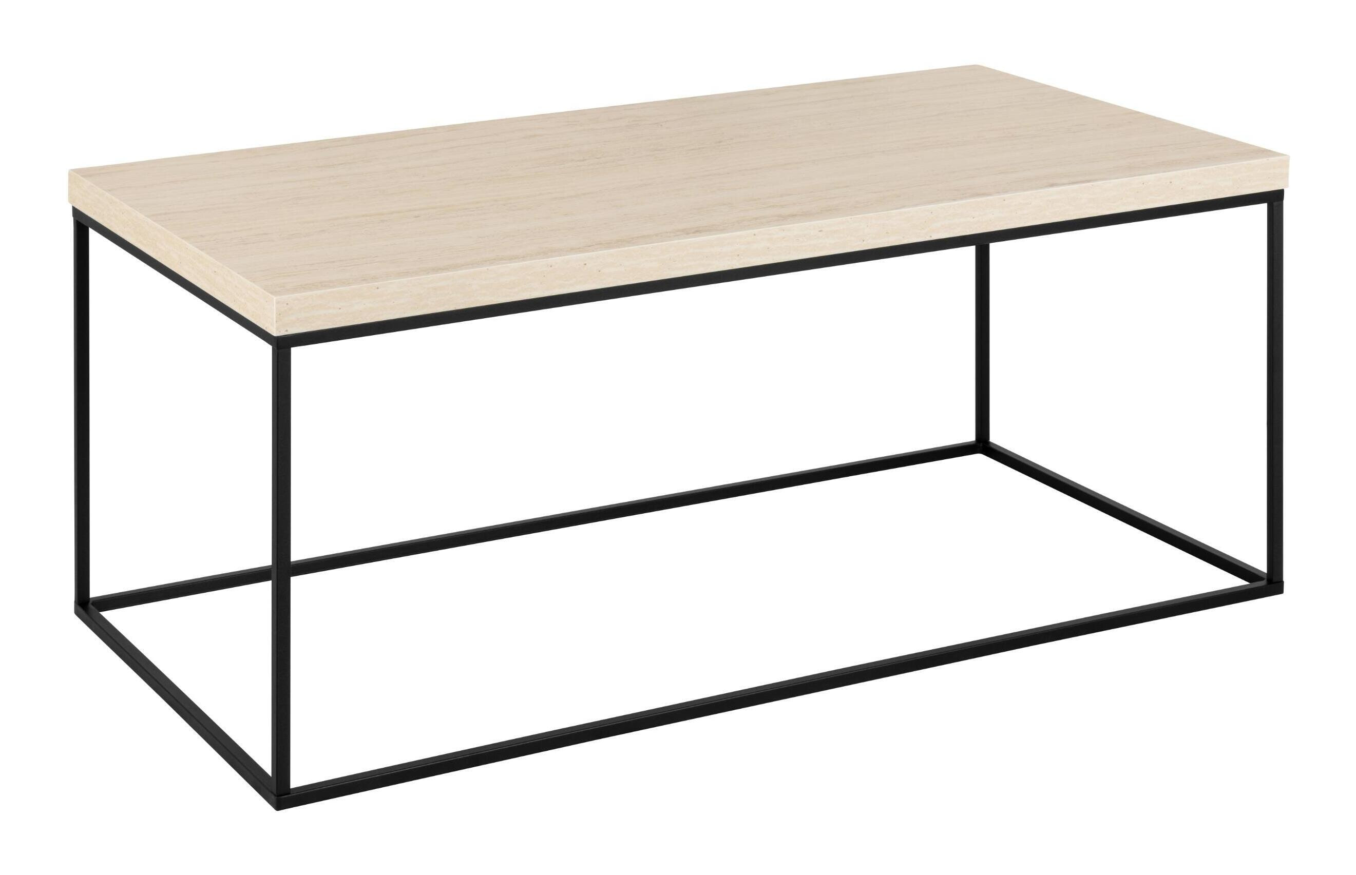 Bendt Salontafel Maresa Travertin look, 110 x 55cm - Beige