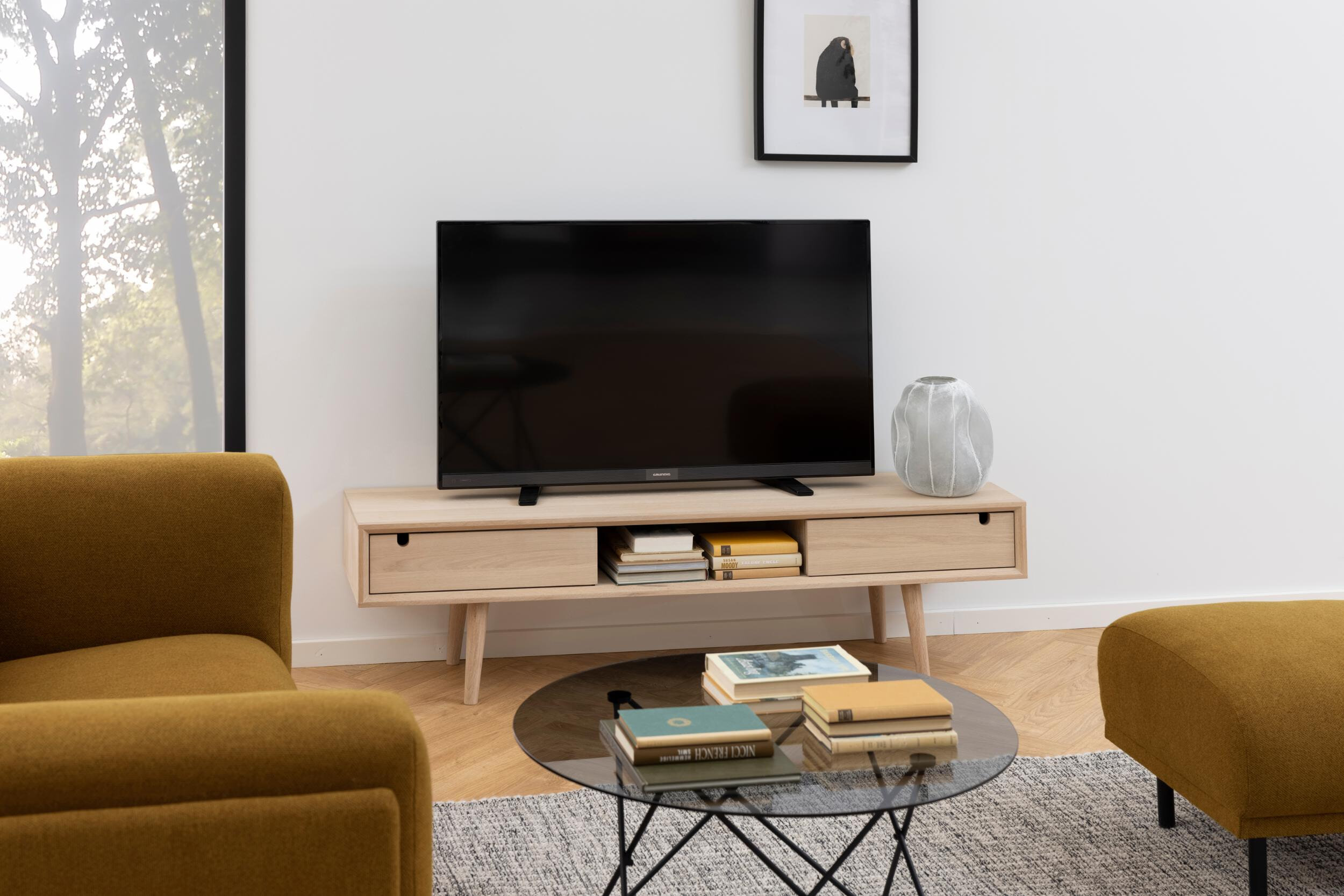 Bendt TV-meubel 'Sigfred' eiken, 160cm