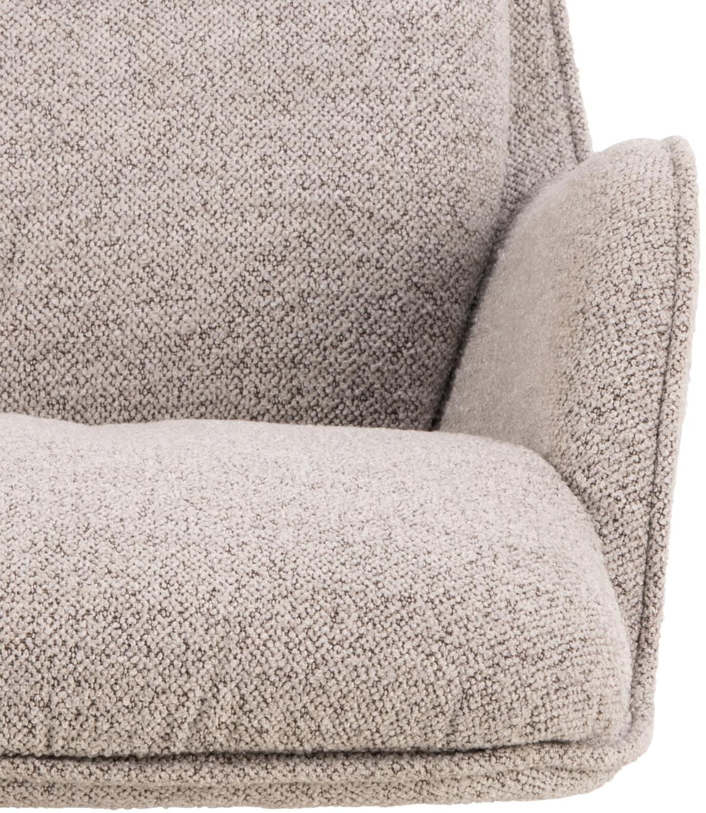 Bendt Draaifauteuil 'Damiano' Bouclé, kleur Beige