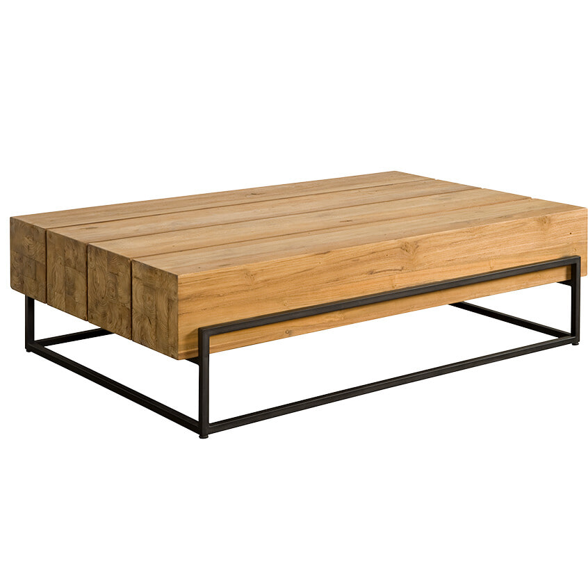 Tower Living Salontafel 'Massa' Teak, 135 x 87cm