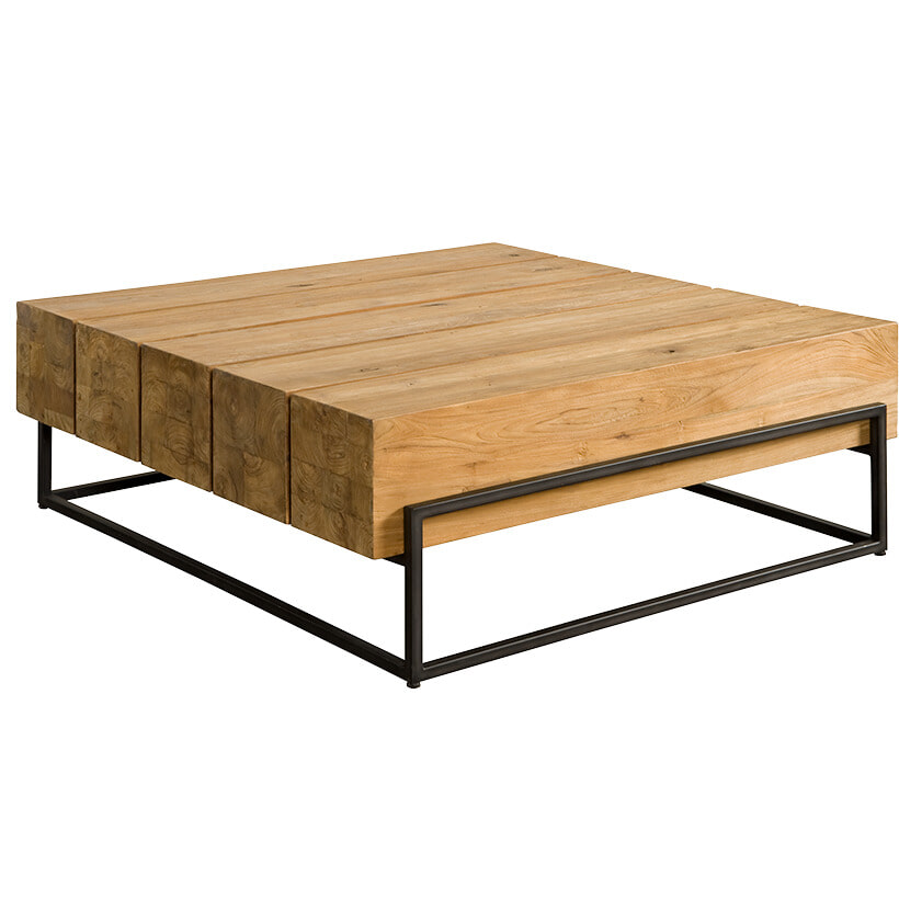Tower Living Salontafel 'Massa' Teak, 108 x 108cm