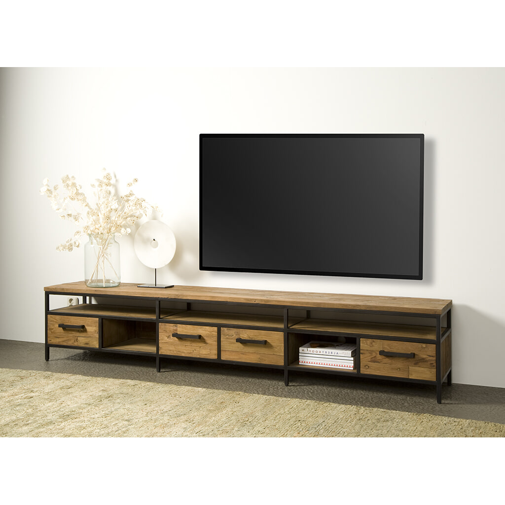 Tower Living Tv-meubel 'Livorno' Teak, 240cm