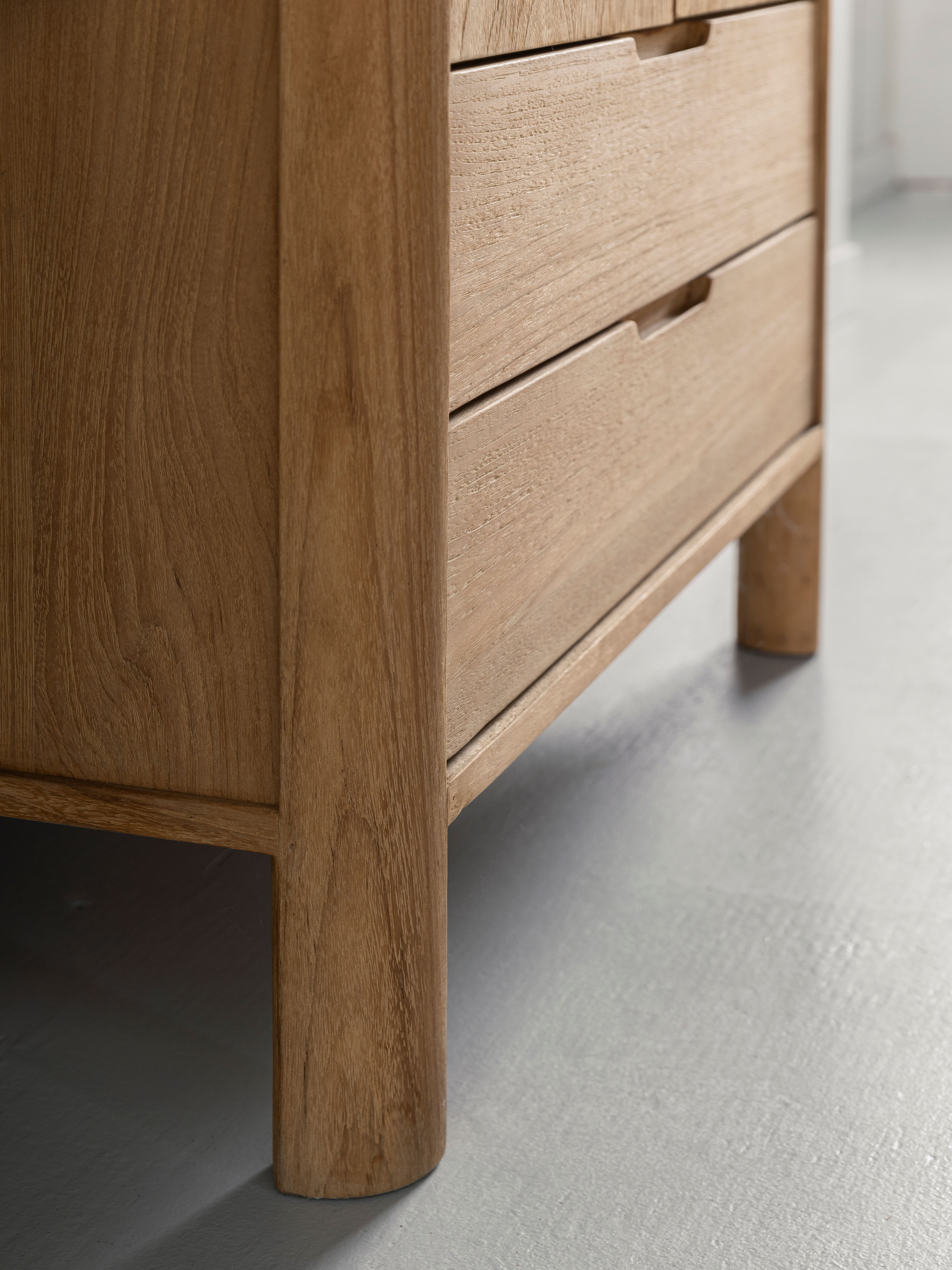 DTP Home Opbergkast 'Forte' Teakhout, 190 x 80cm