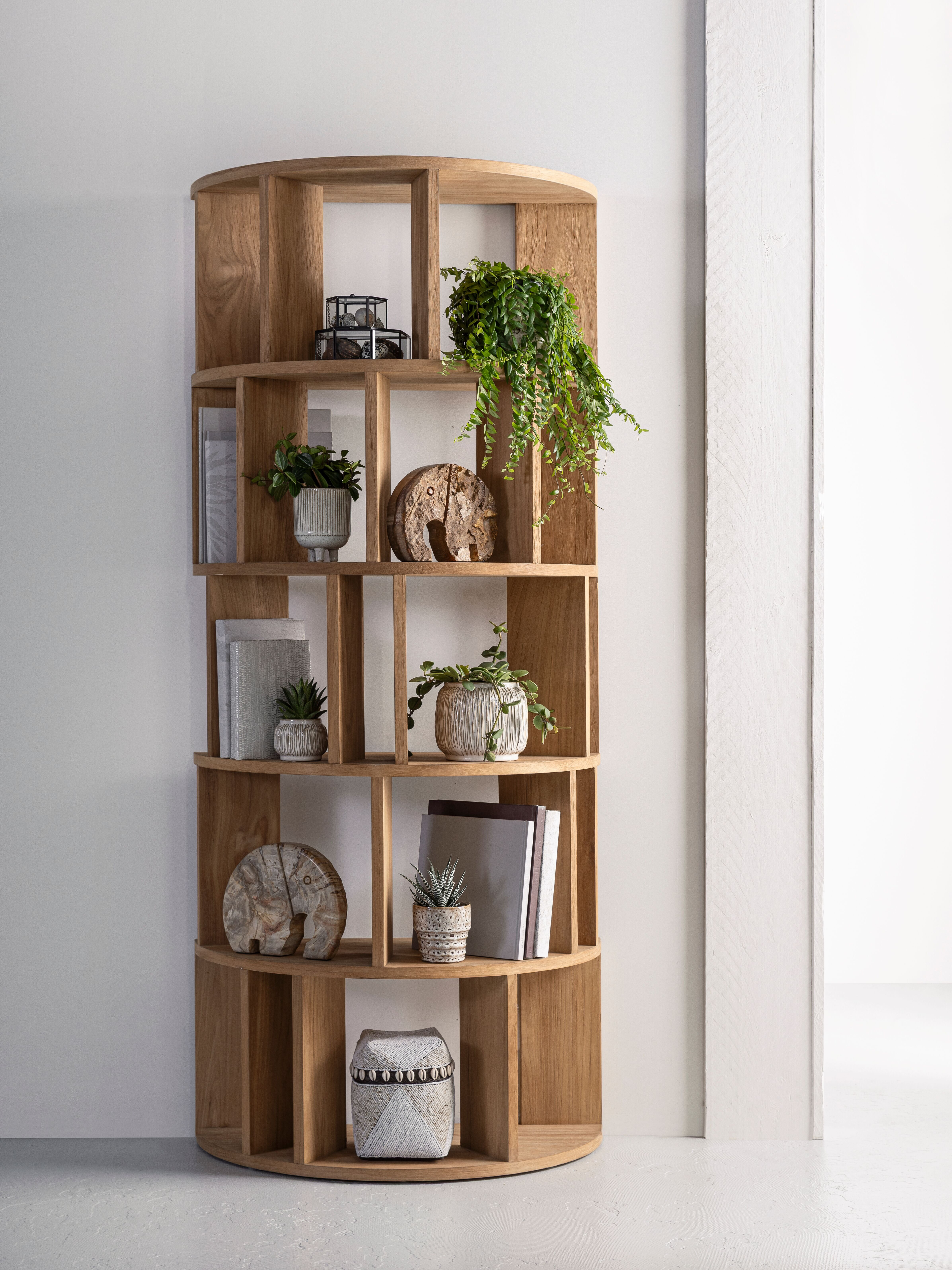 DTP Home Rond Wandrek 'Forte' Teakhout, 175 x 75cm
