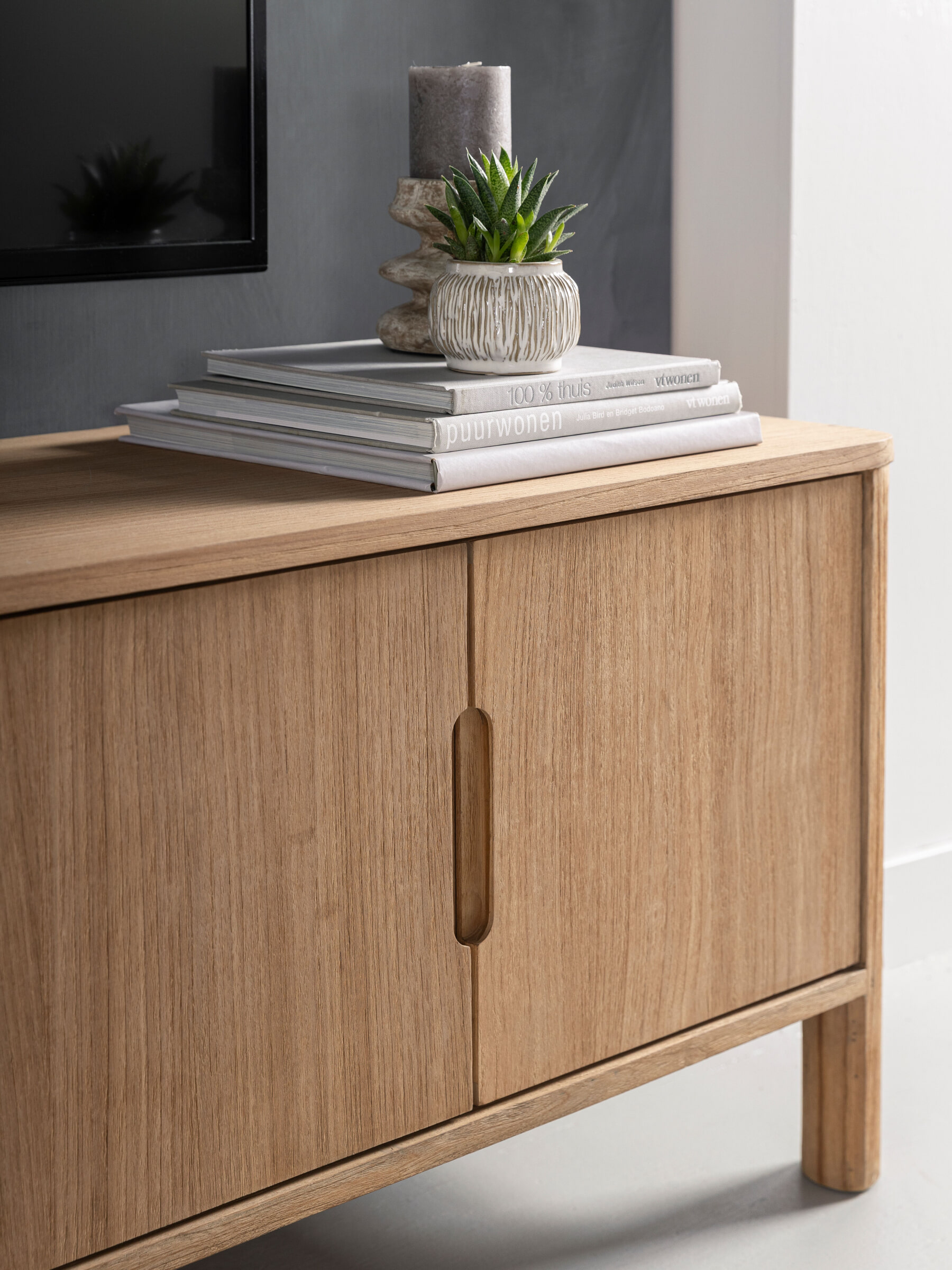 DTP Home TV-meubel 'Forte' Teakhout, 160cm