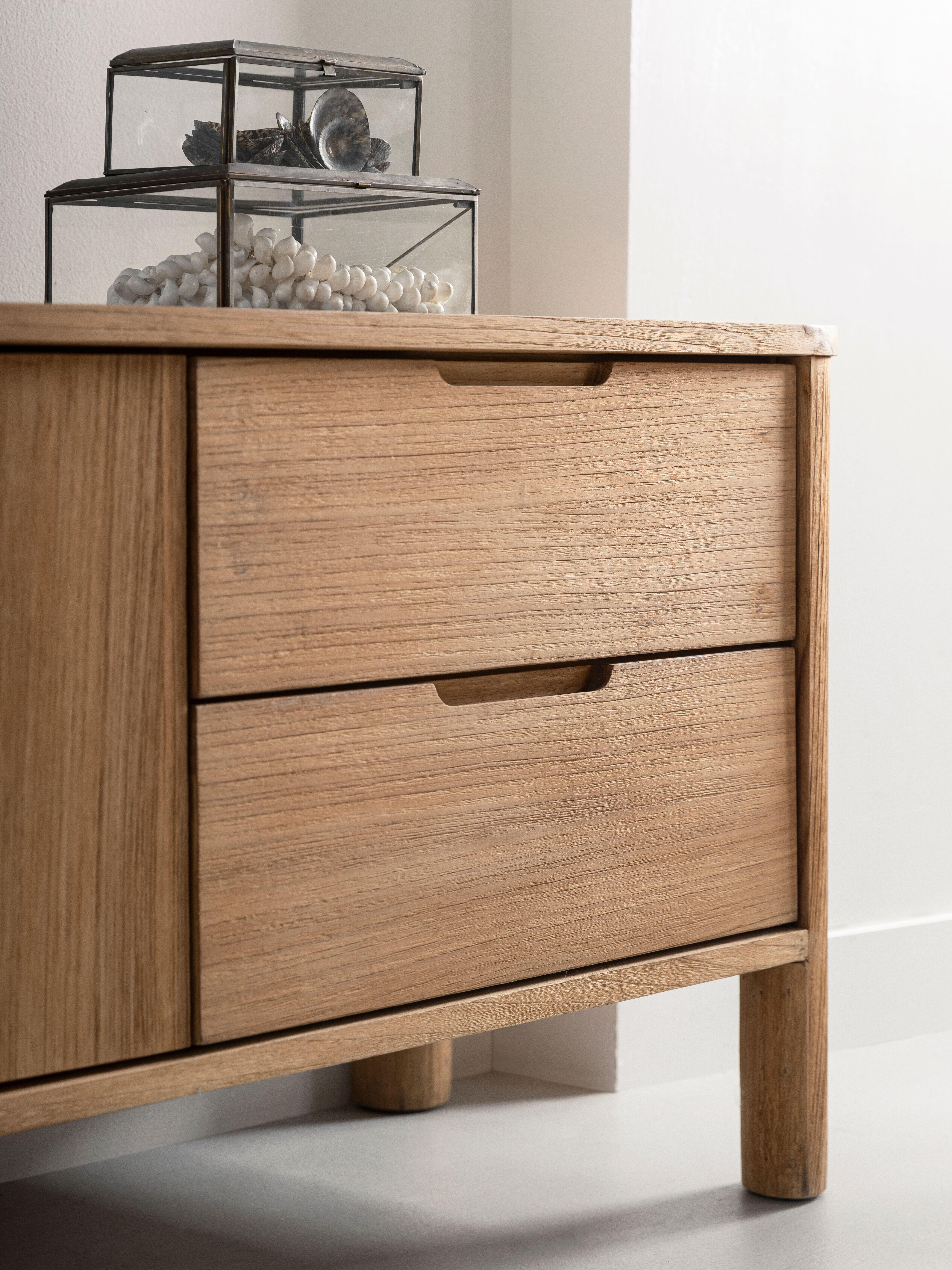 DTP Home TV-meubel 'Forte' Teakhout, 210cm