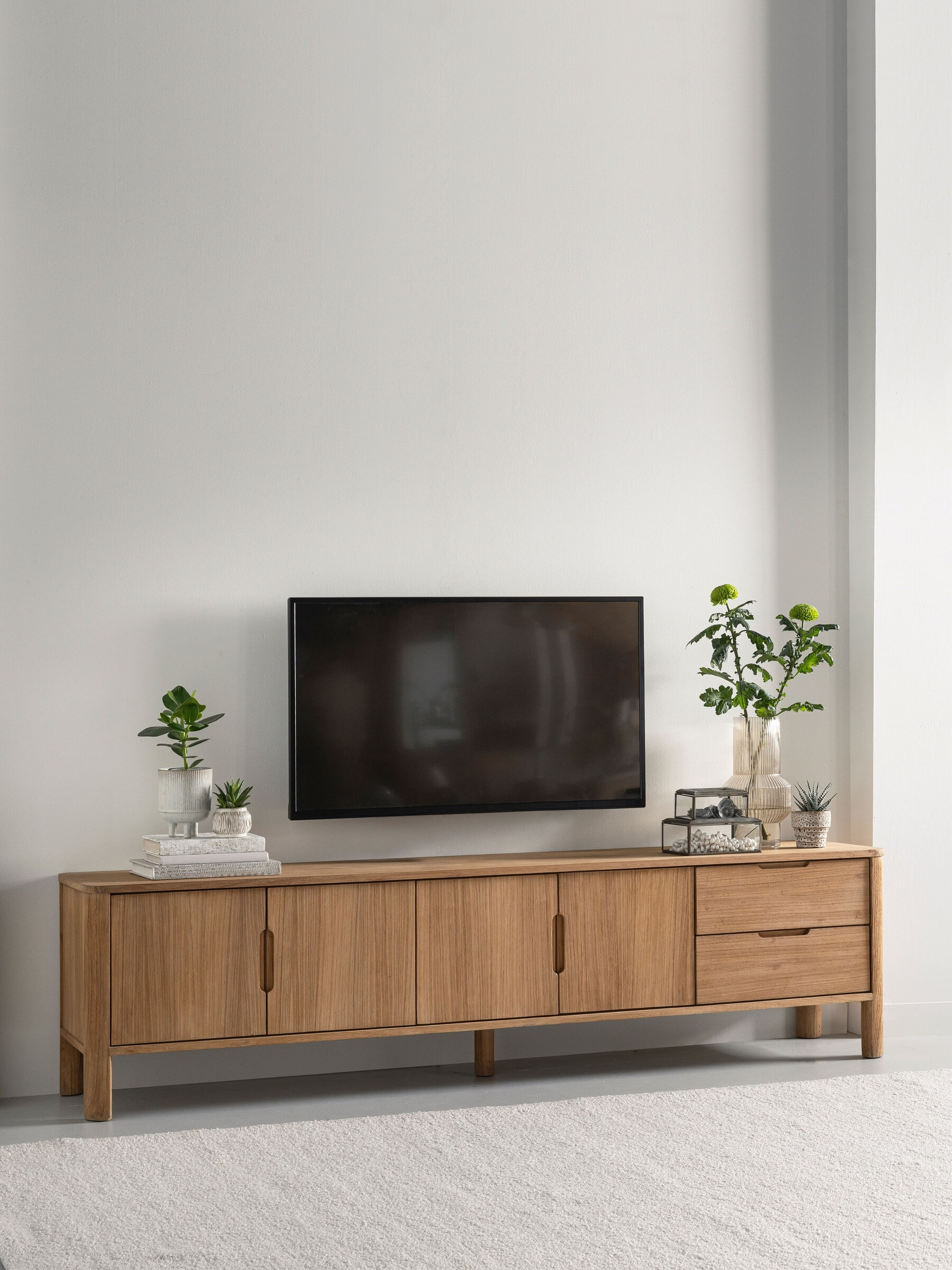 DTP Home TV-meubel 'Forte' Teakhout, 210cm