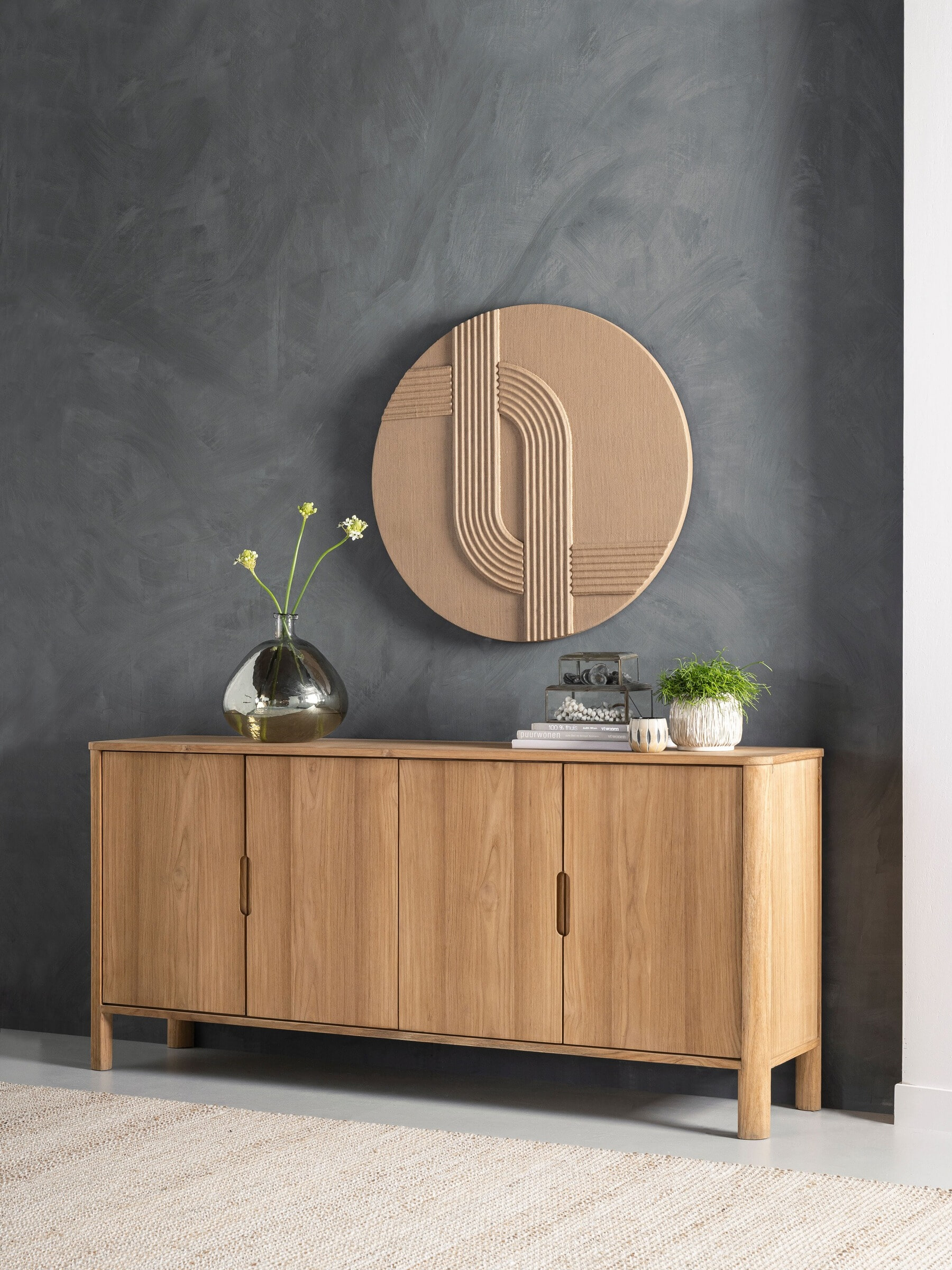 DTP Home Dressoir 'Forte' Teakhout, 180cm