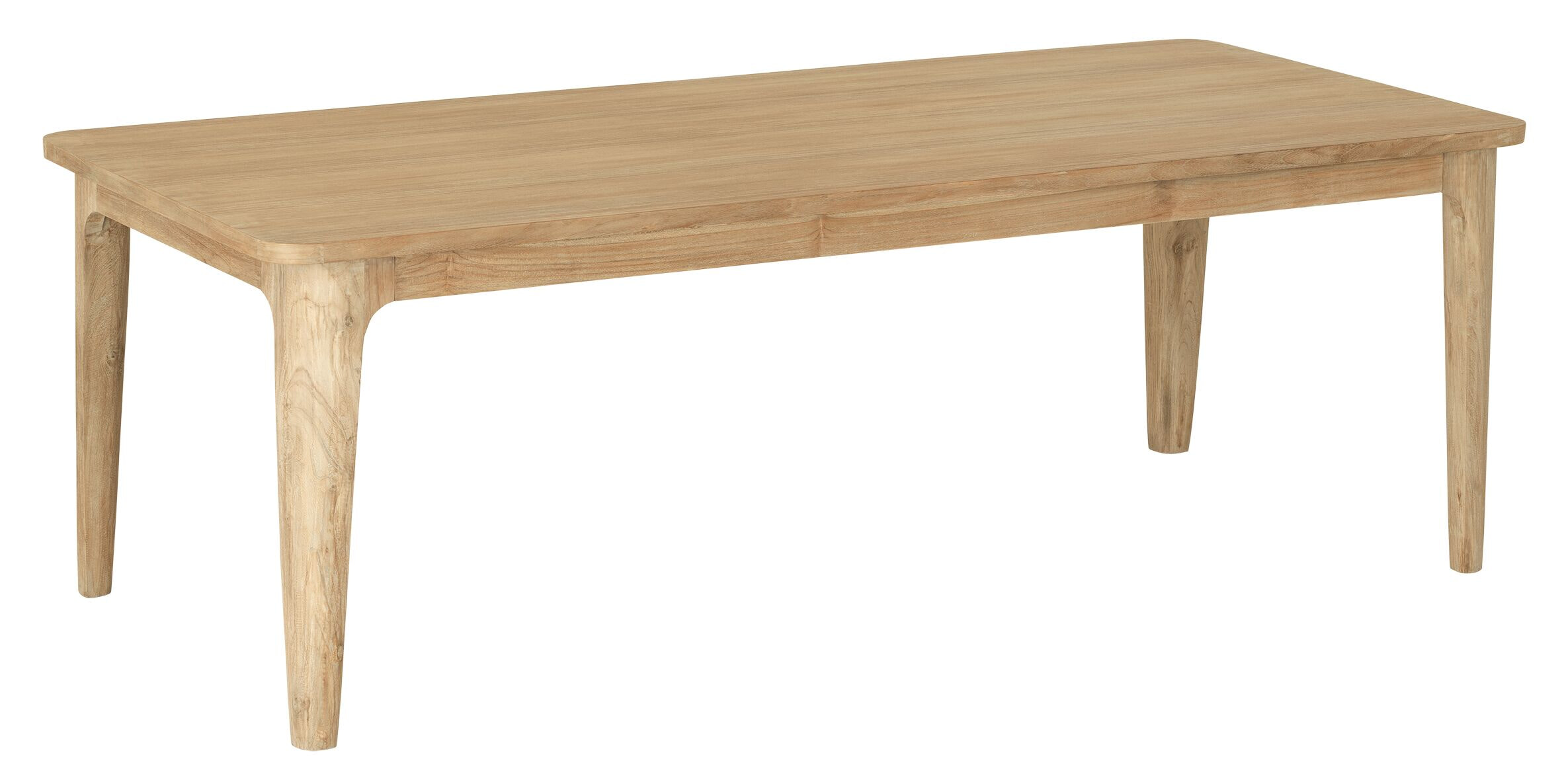 DTP Home Eettafel Forte Teakhout, 200 x 90cm - Bruin