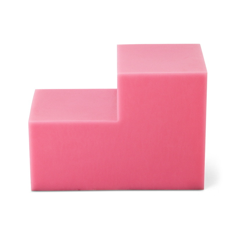 HKliving Bijzettafel Pop Cube 54 x 27cm - Roze