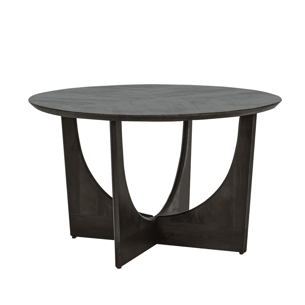 Tower Living Ronde Eettafel Fermo Mangohout, 130cm - Bruin