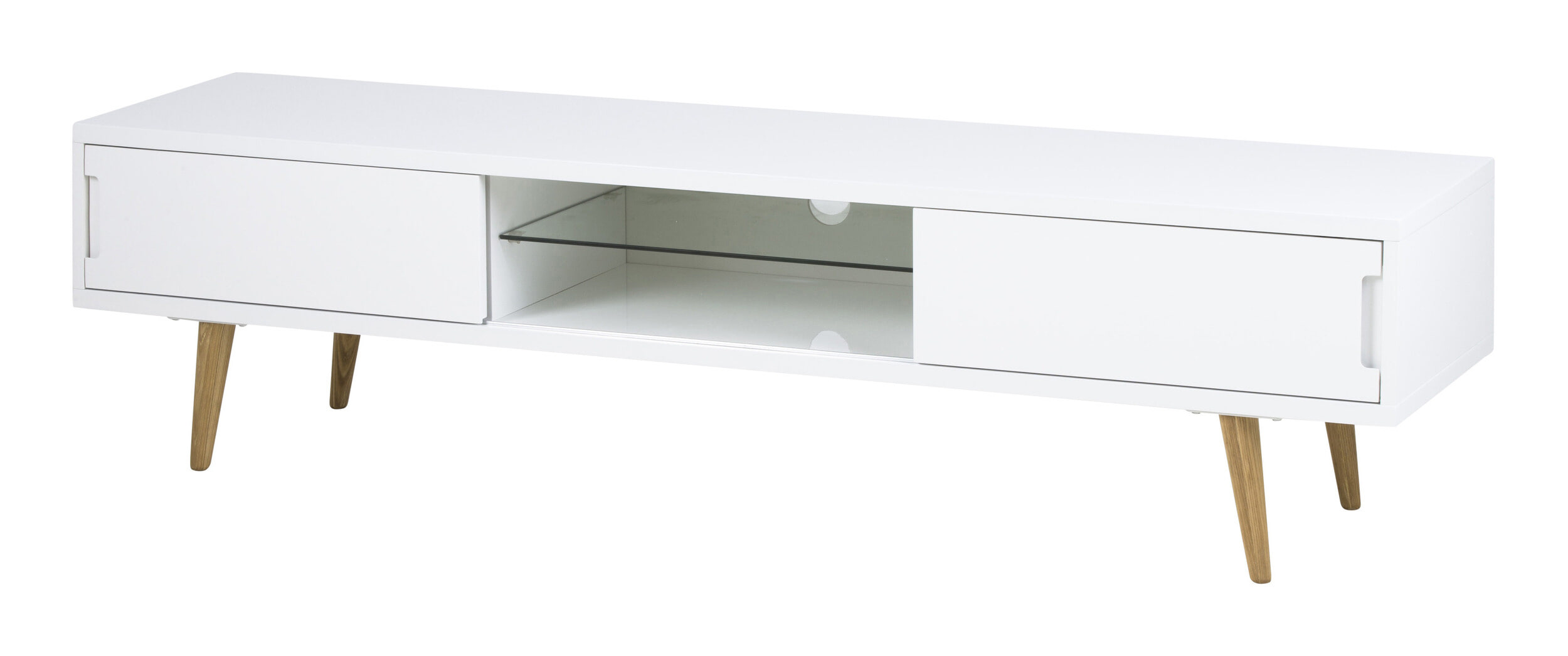 Bendt Tv-meubel 'Elina' 180cm, kleur wit