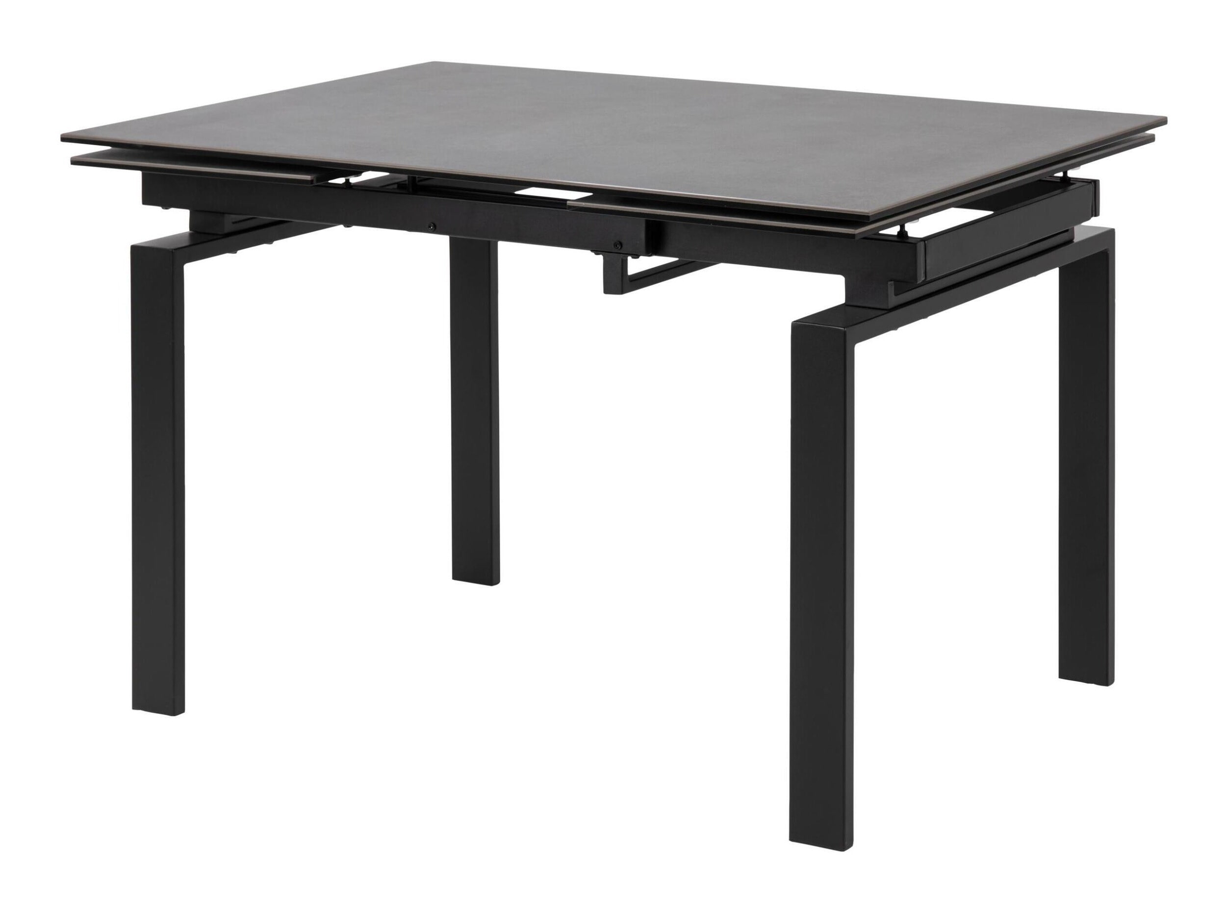 Bendt Uitschuifbare Eettafel 'Lakoya' Keramiek, 120/200 x 85cm, kleur Zwart