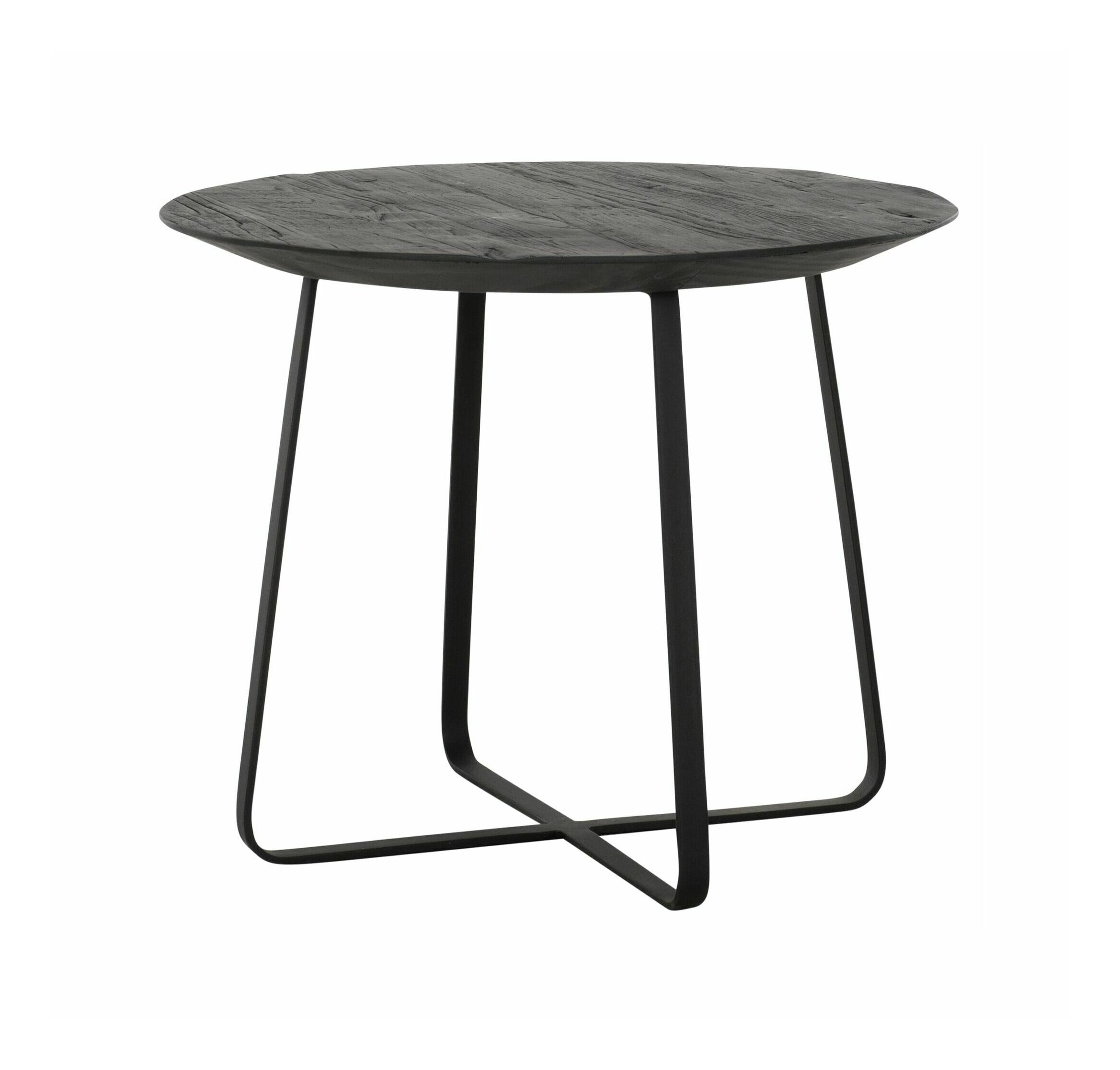 DTP Home Salontafel 'Neptunes' Teakhout, 50cm, kleur Zwart