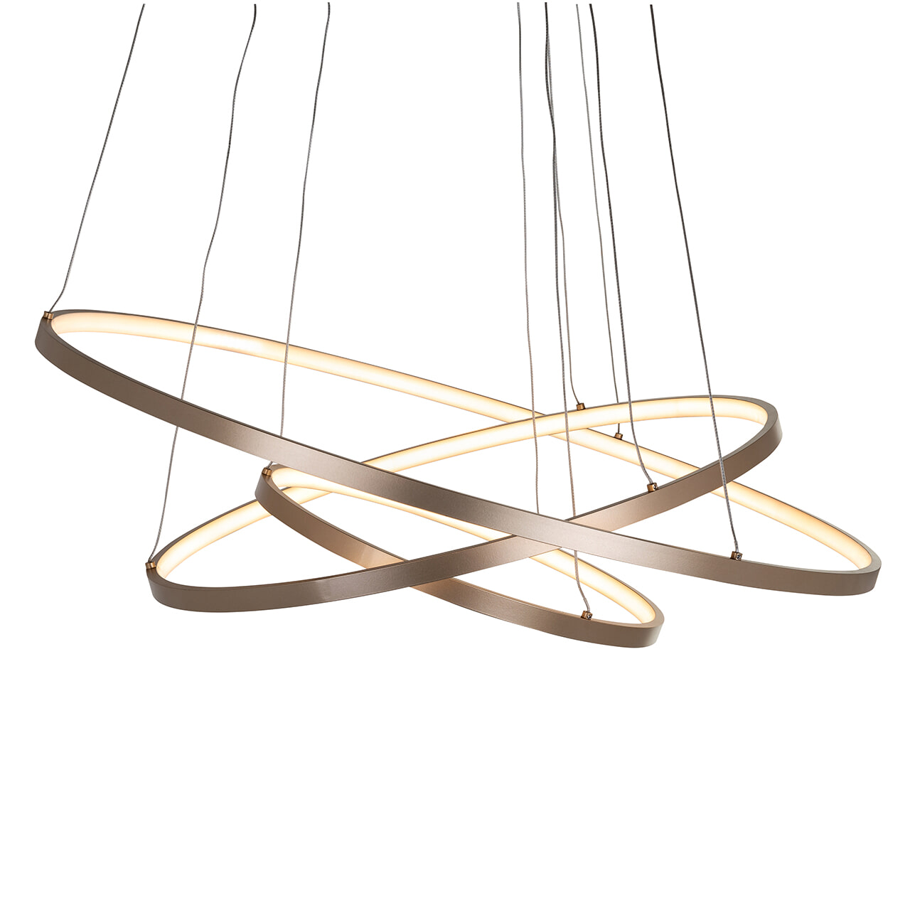 Richmond Hanglamp 'Amira' LED, Aluminium, kleur Goud