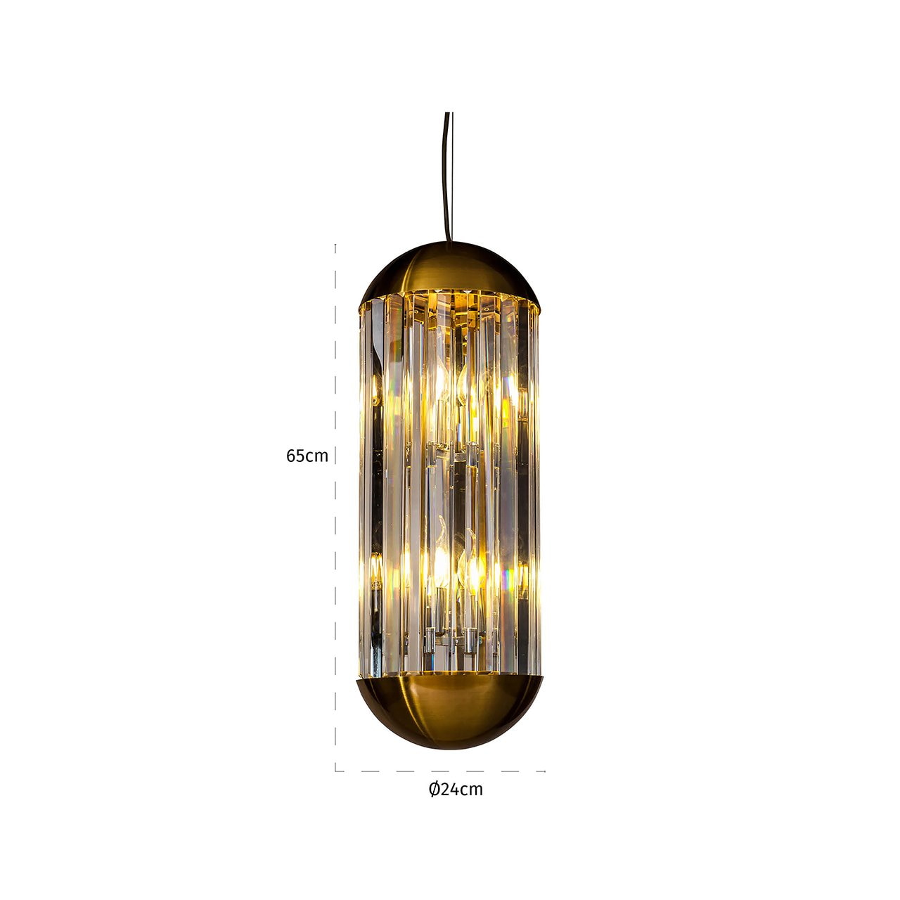 Richmond Hanglamp 'Sila' Crystal