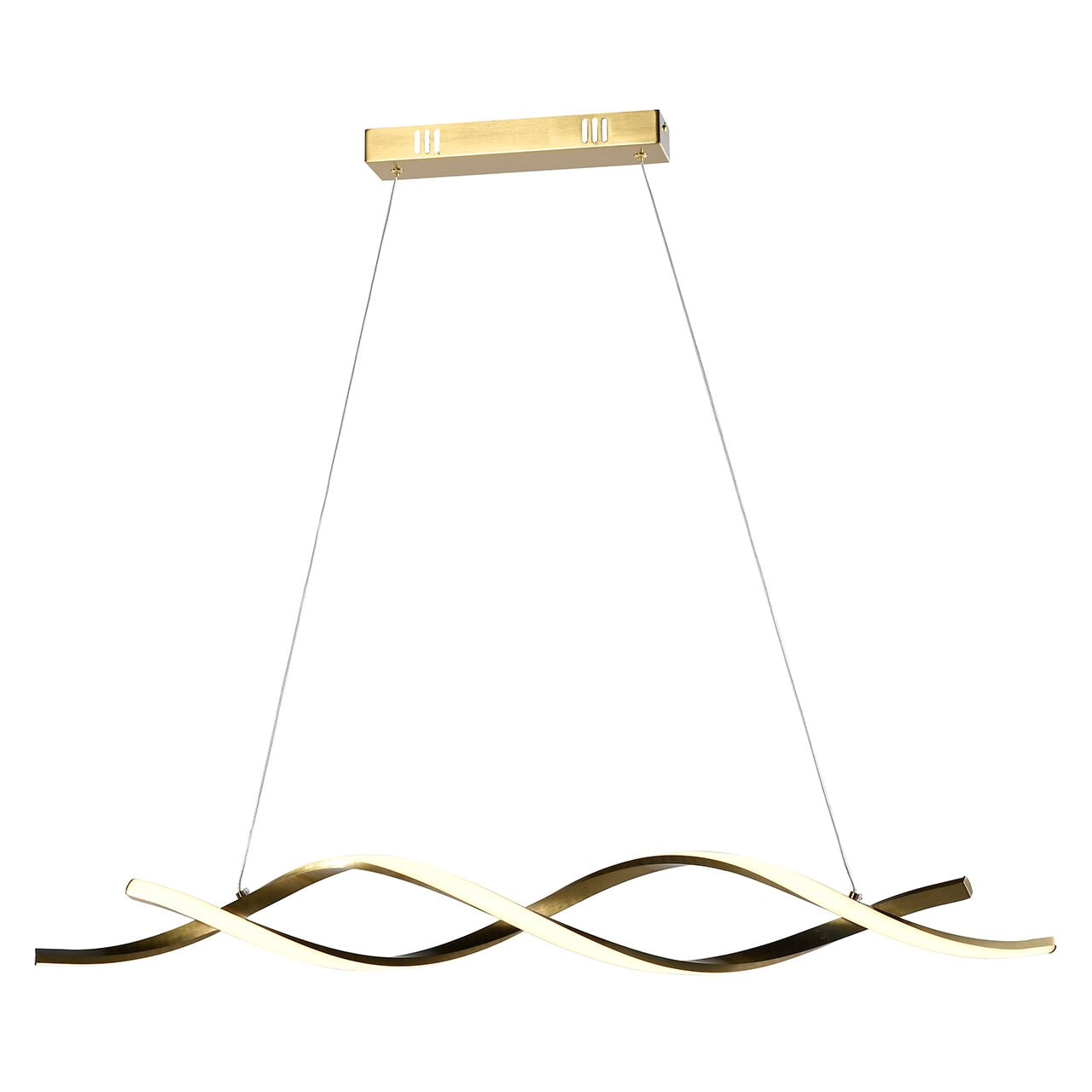 Richmond Hanglamp Lorine 100cm - Brushed Gold