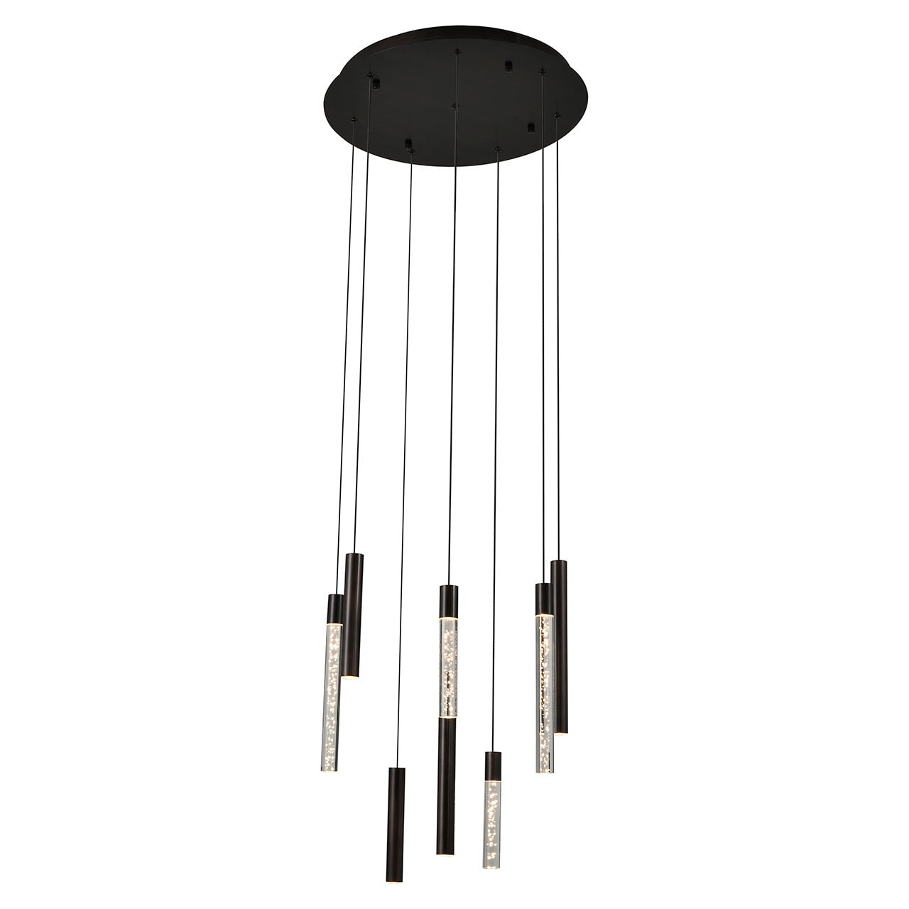 Richmond Hanglamp Oxley 8-lamps - bronze