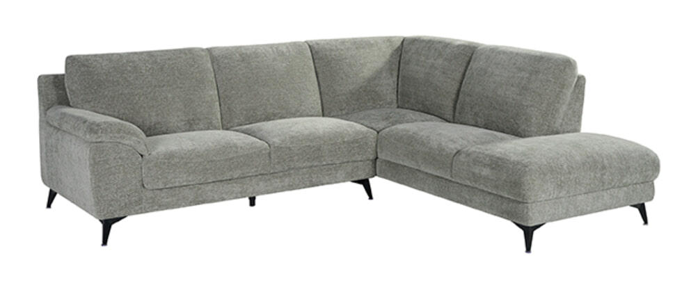 LABEL51 Loungebank Santino Rechts, Elite stof - Stone