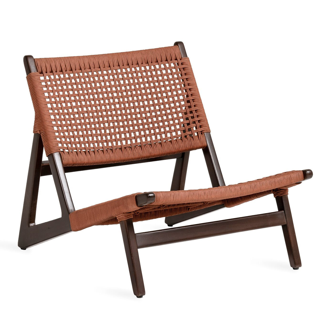 Jesper Home Outdoor Fauteuil Kuwana Espresso Teakhout - Cinnamon