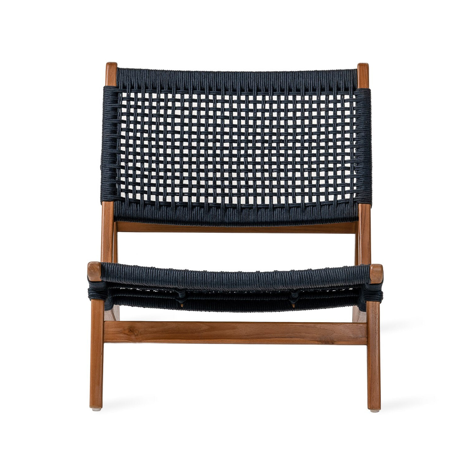 Jesper Home Outdoor Fauteuil 'Kuwana' Amber Teakhout, kleur Indigo