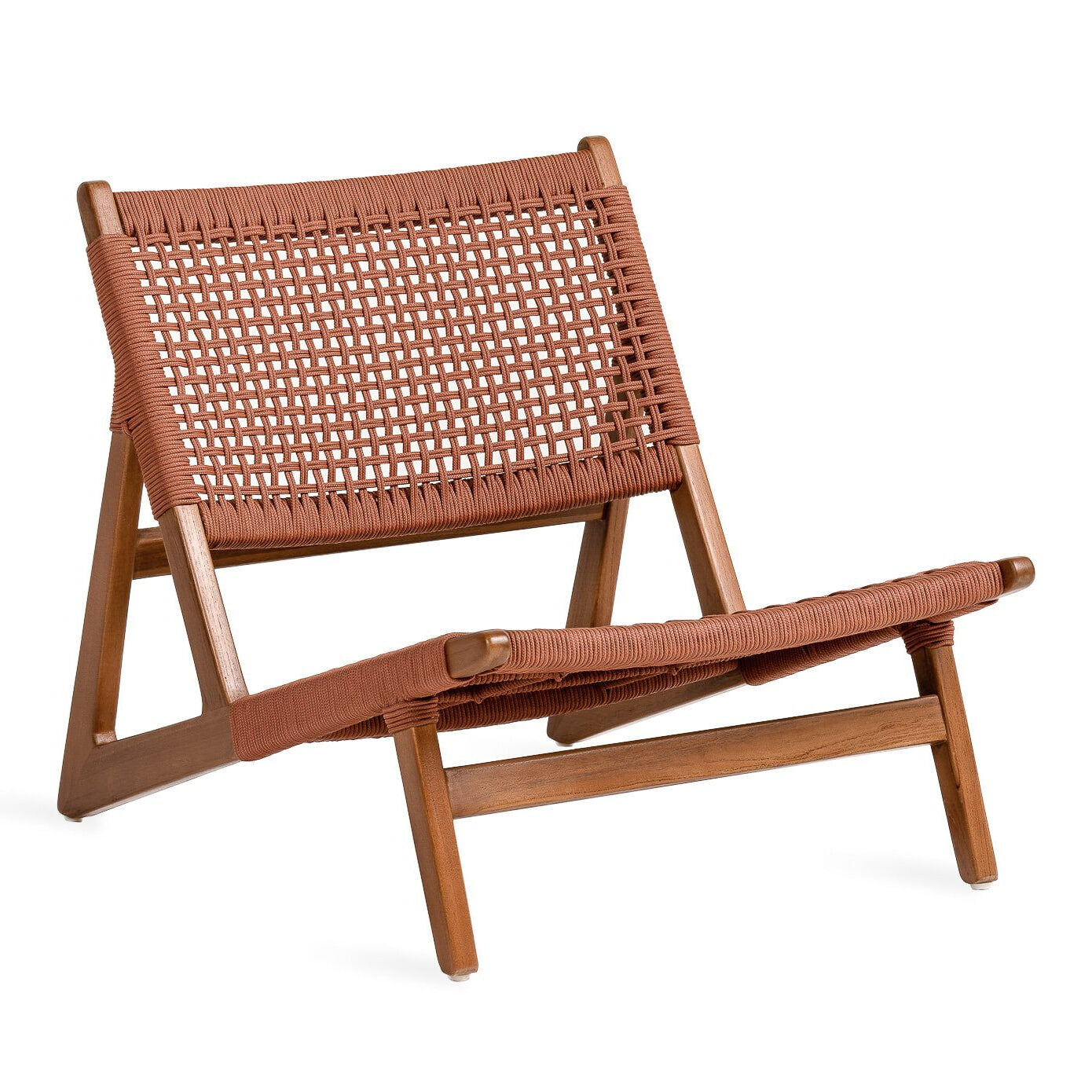 Jesper Home Outdoor Fauteuil Kuwana Amber Teakhout - Cinnamon