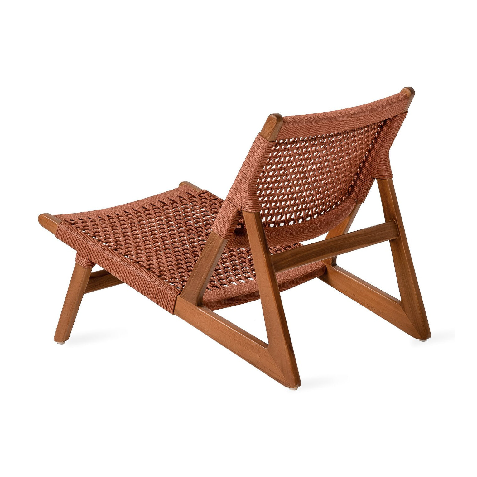 Jesper Home Outdoor Fauteuil 'Kuwana' Amber Teakhout, kleur Cinnamon