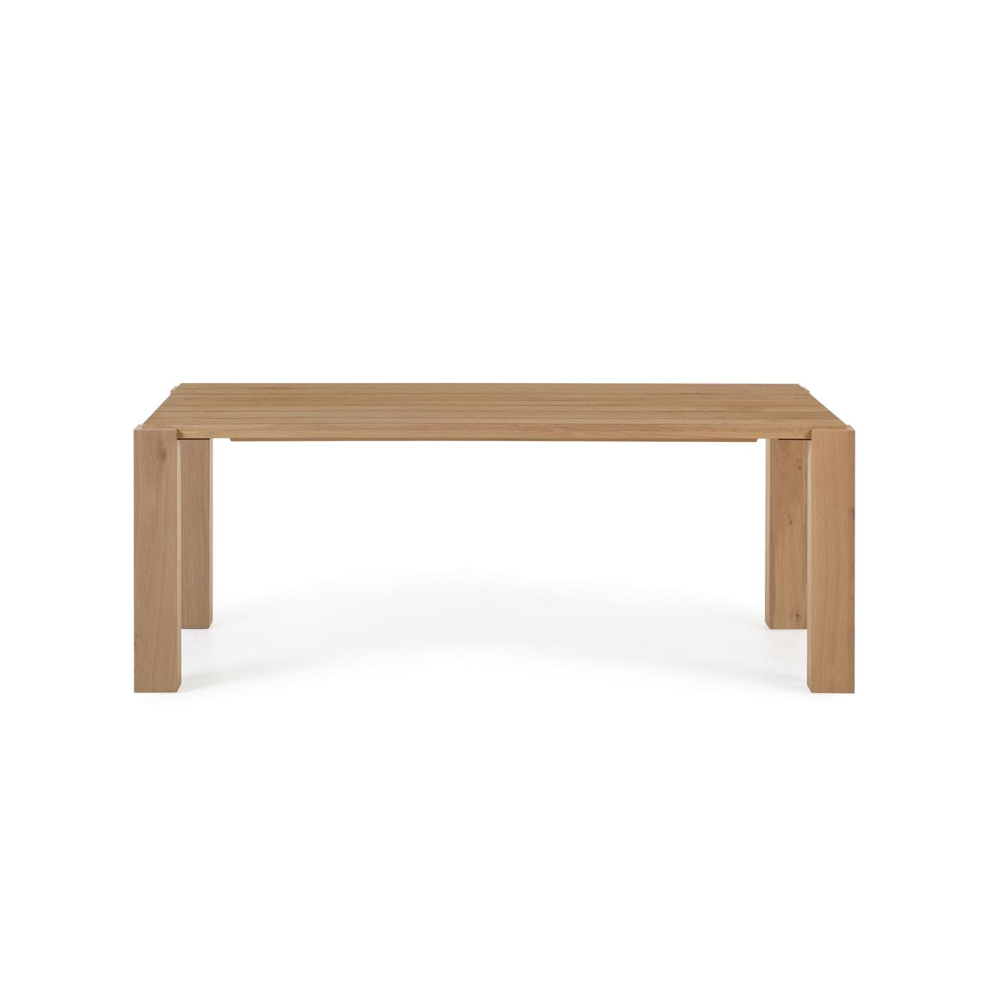 Kave Home Eettafel 'Deyanira' Eiken, 200 x 100cm
