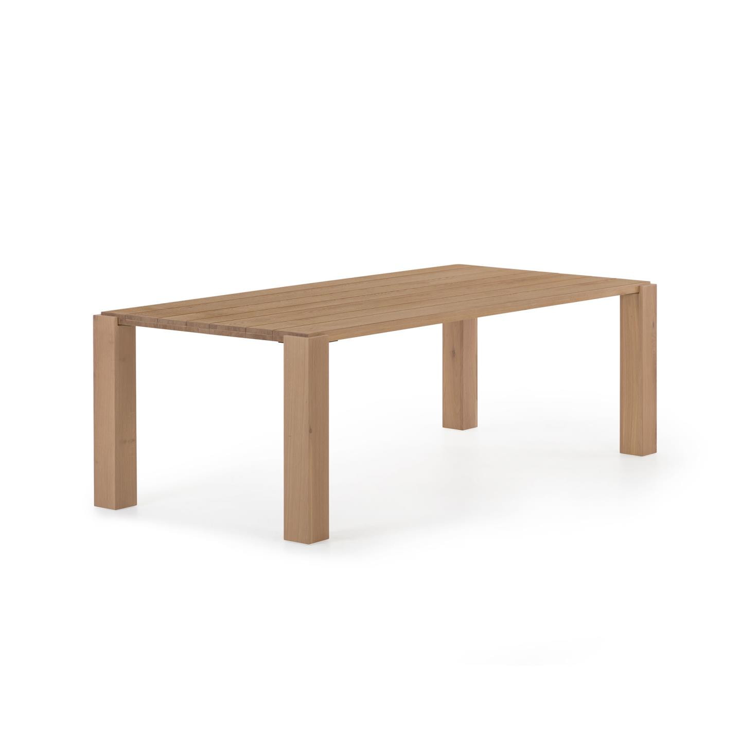 Kave Home Eettafel 'Deyanira' Eiken, 220 x 110cm