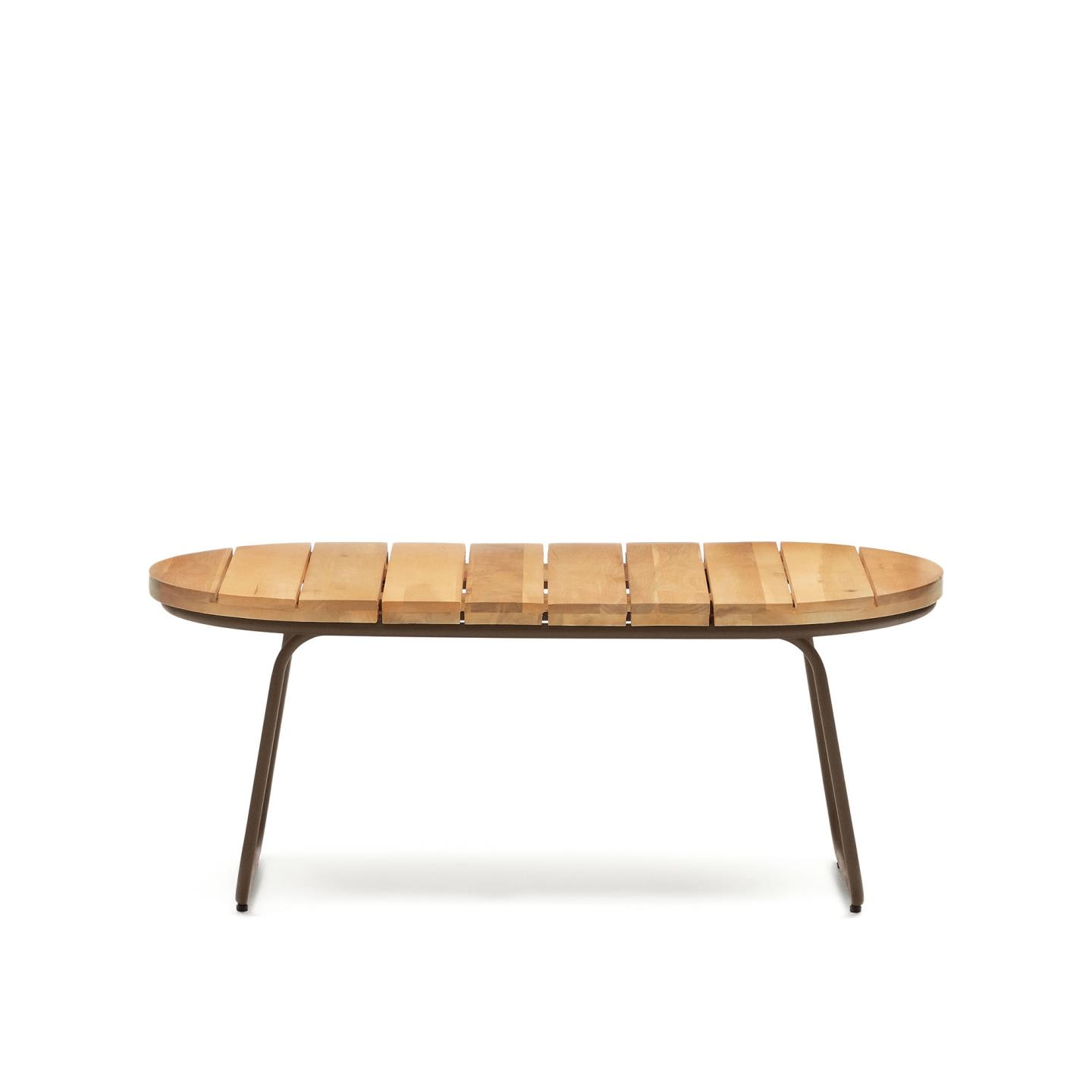 Kave Home Outdoor Salontafel 'Salguer' Acaciahout, 100 x 50cm