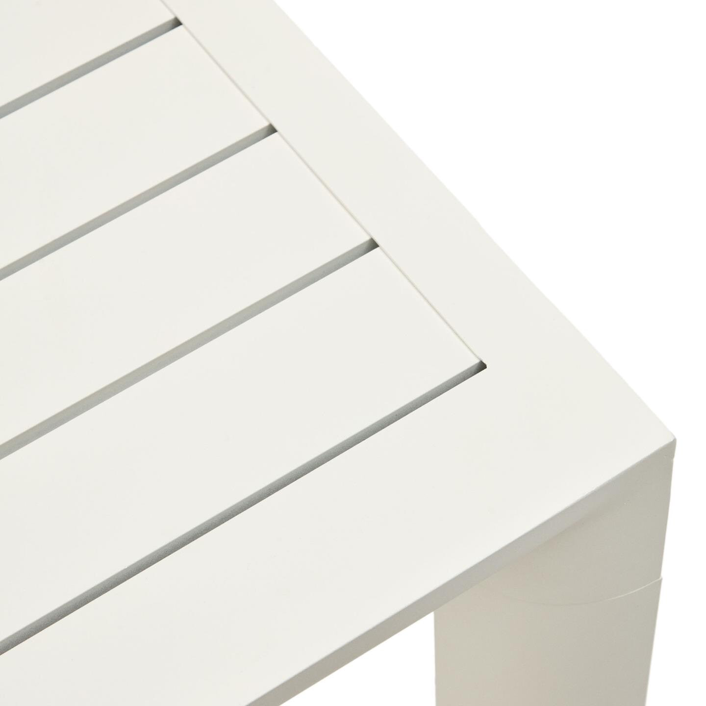 Kave Home Tuintafel 'Culip' 220 x 100cm, kleur Wit