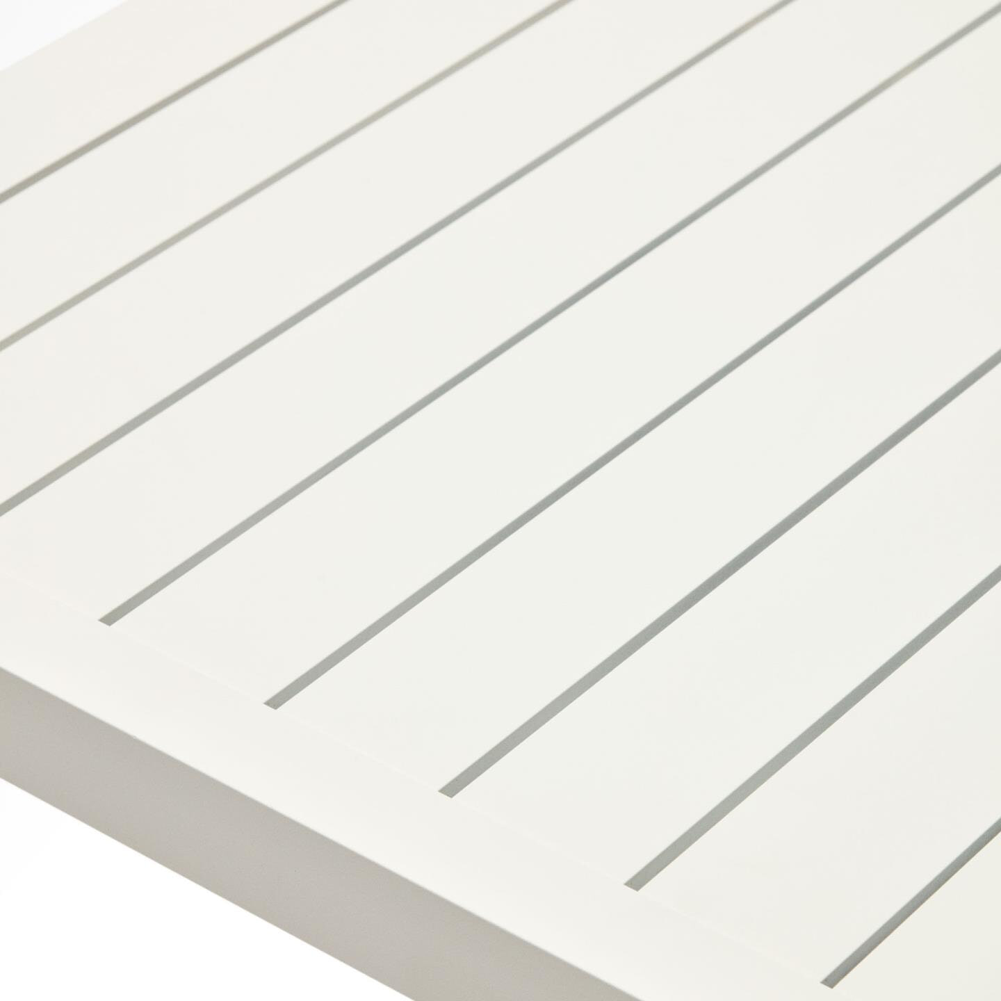 Kave Home Tuintafel 'Culip' 220 x 100cm, kleur Wit