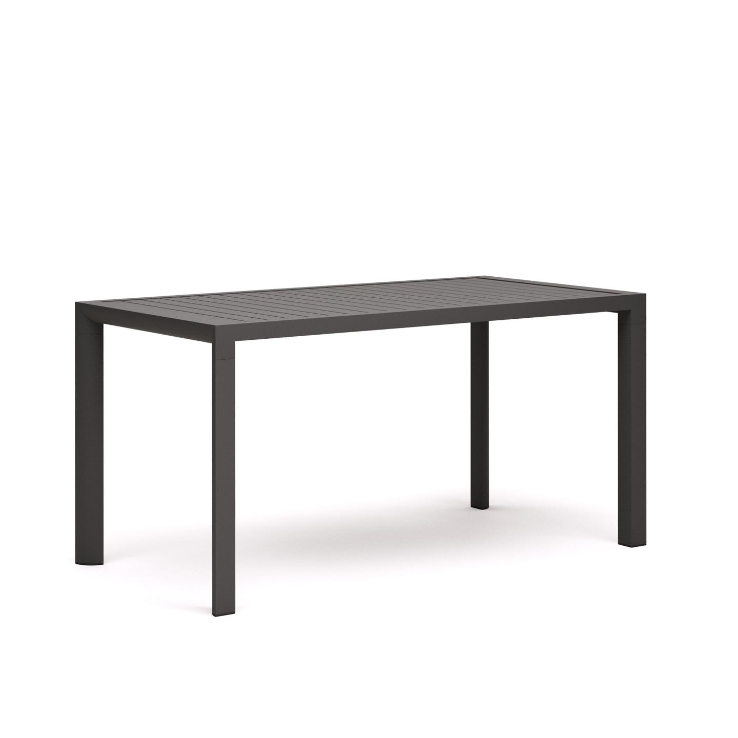 Kave Home Tuintafel Culip 150 x 77cm - Donkergrijs