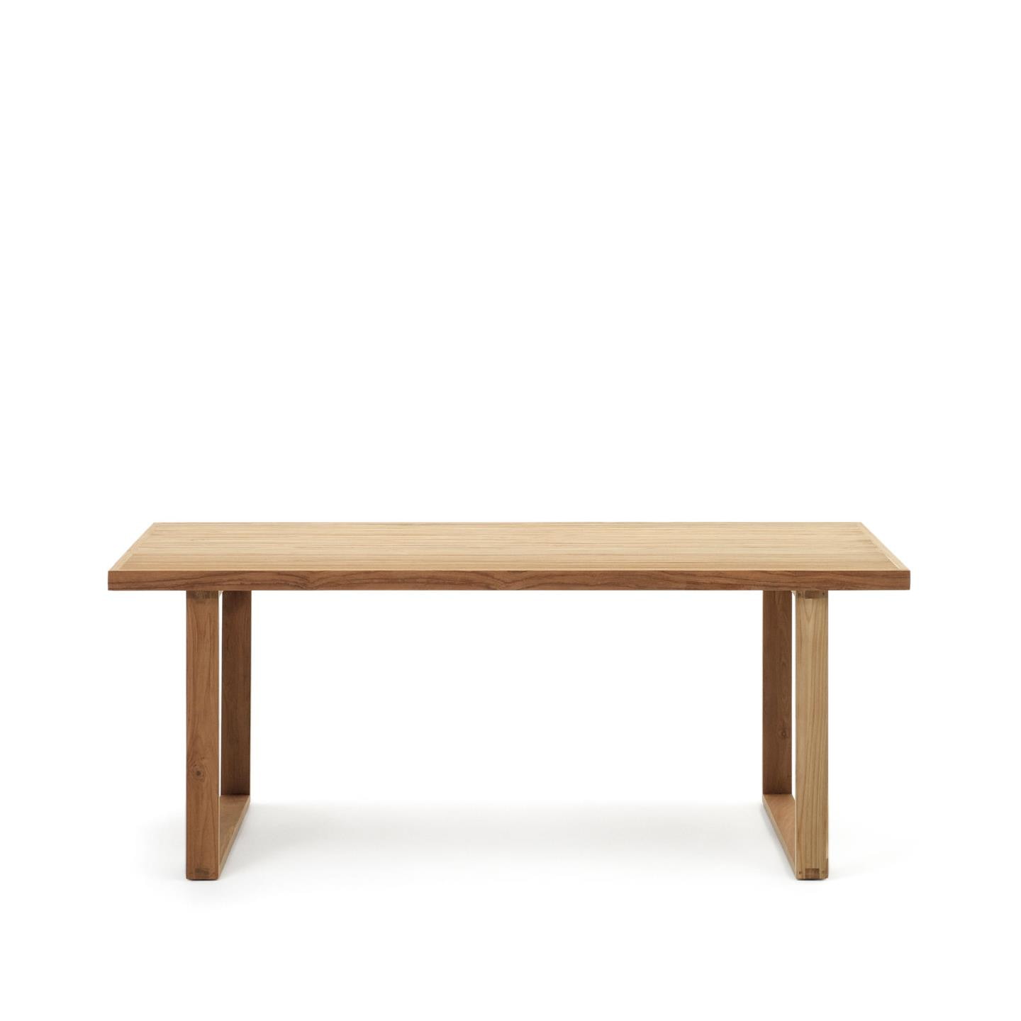 Kave Home Outdoor Eettafel 'Canadell' Teakhout, 180 x 90cm