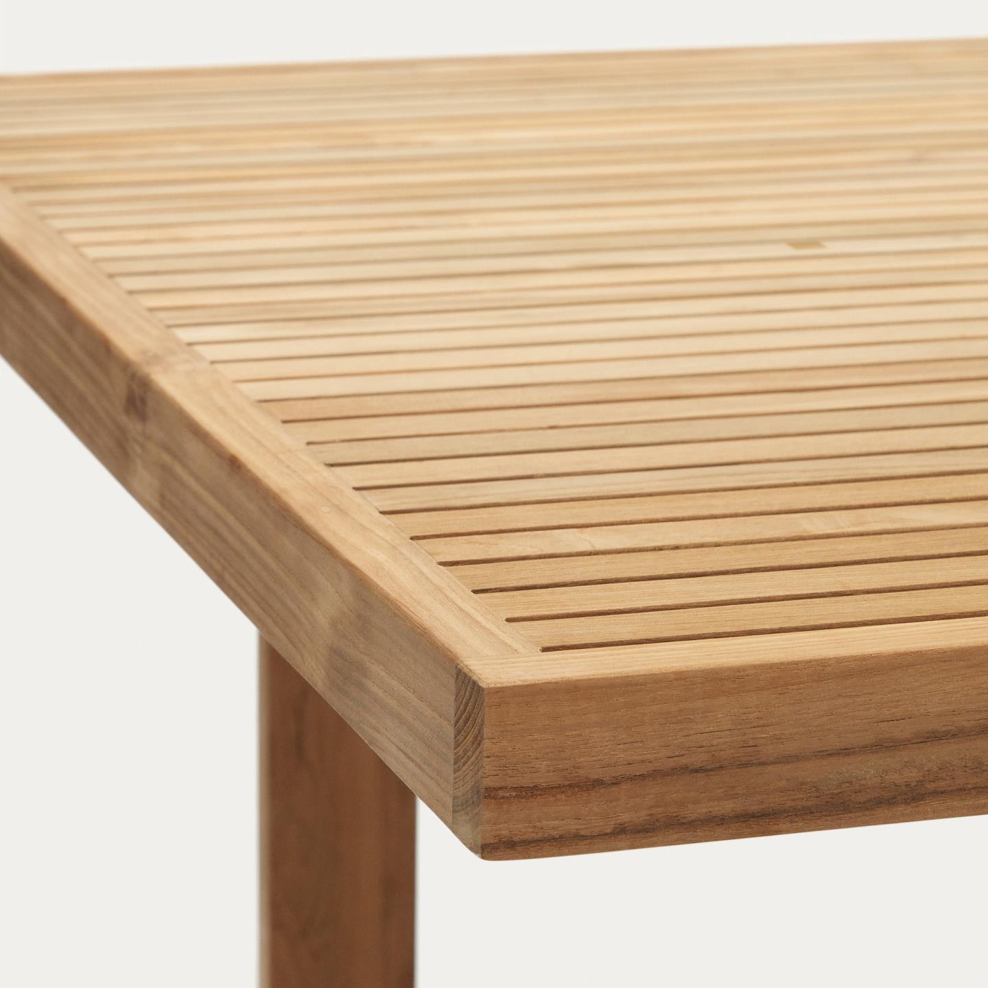 Kave Home Outdoor Eettafel 'Canadell' Teakhout, 180 x 90cm