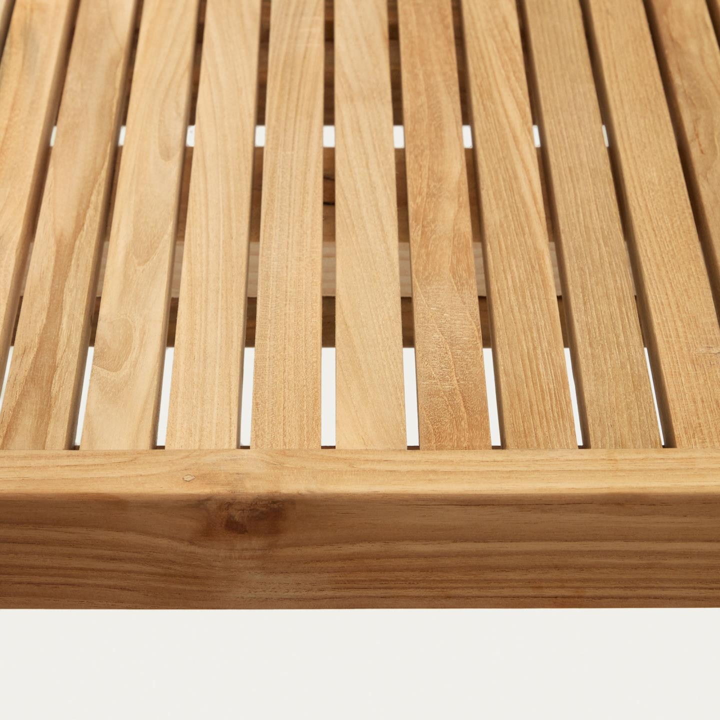 Kave Home Outdoor Eettafel 'Canadell' Teakhout, 180 x 90cm