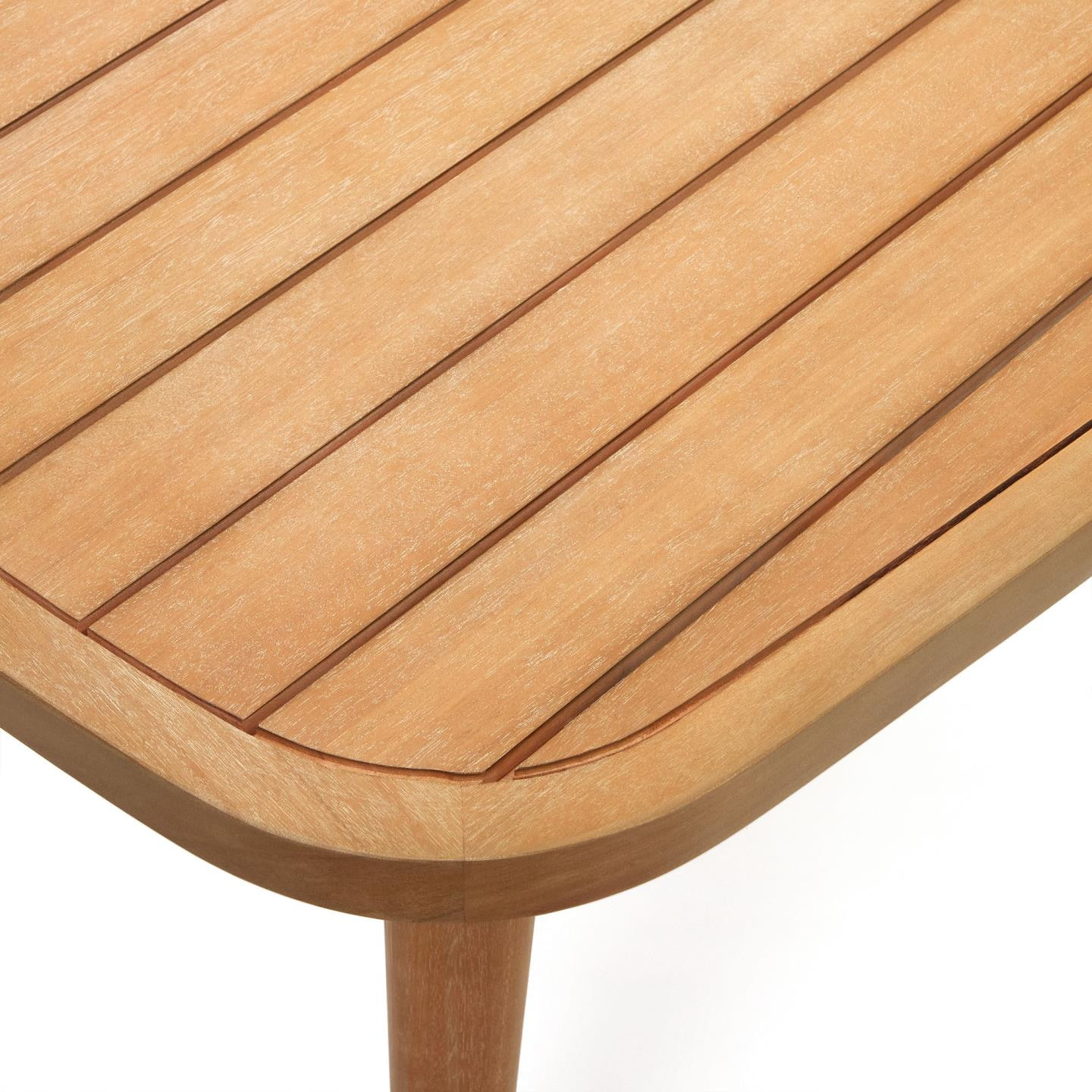 Kave Home Tuintafel 'Maset' Eucalyptushout, 225 x 100cm