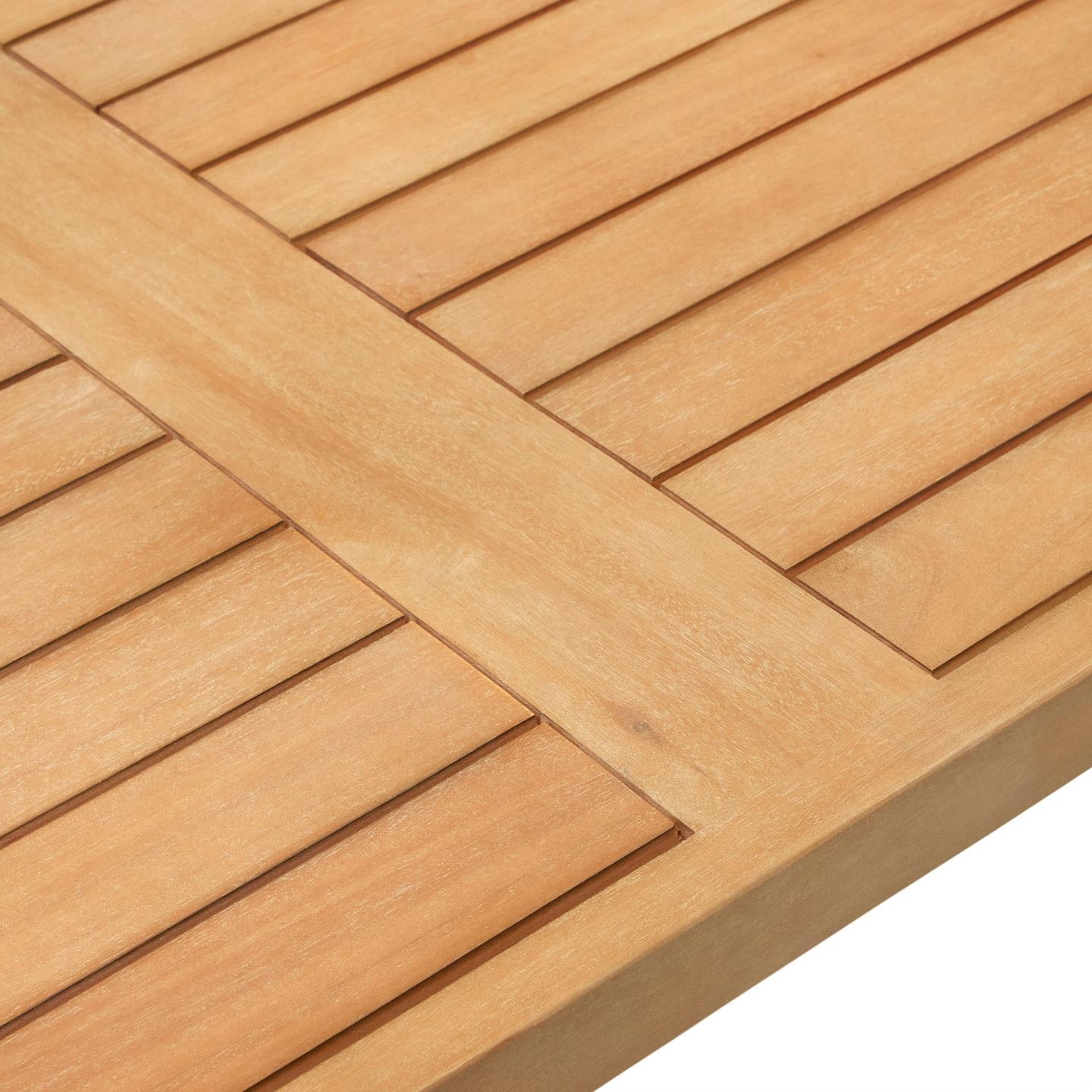 Kave Home Tuintafel 'Maset' Eucalyptushout, 225 x 100cm