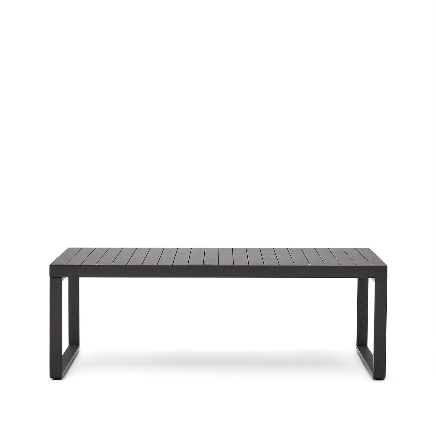 Kave Home Uitschuifbare Eettafel Galdana 220/340 x 100cm - Donkergrijs