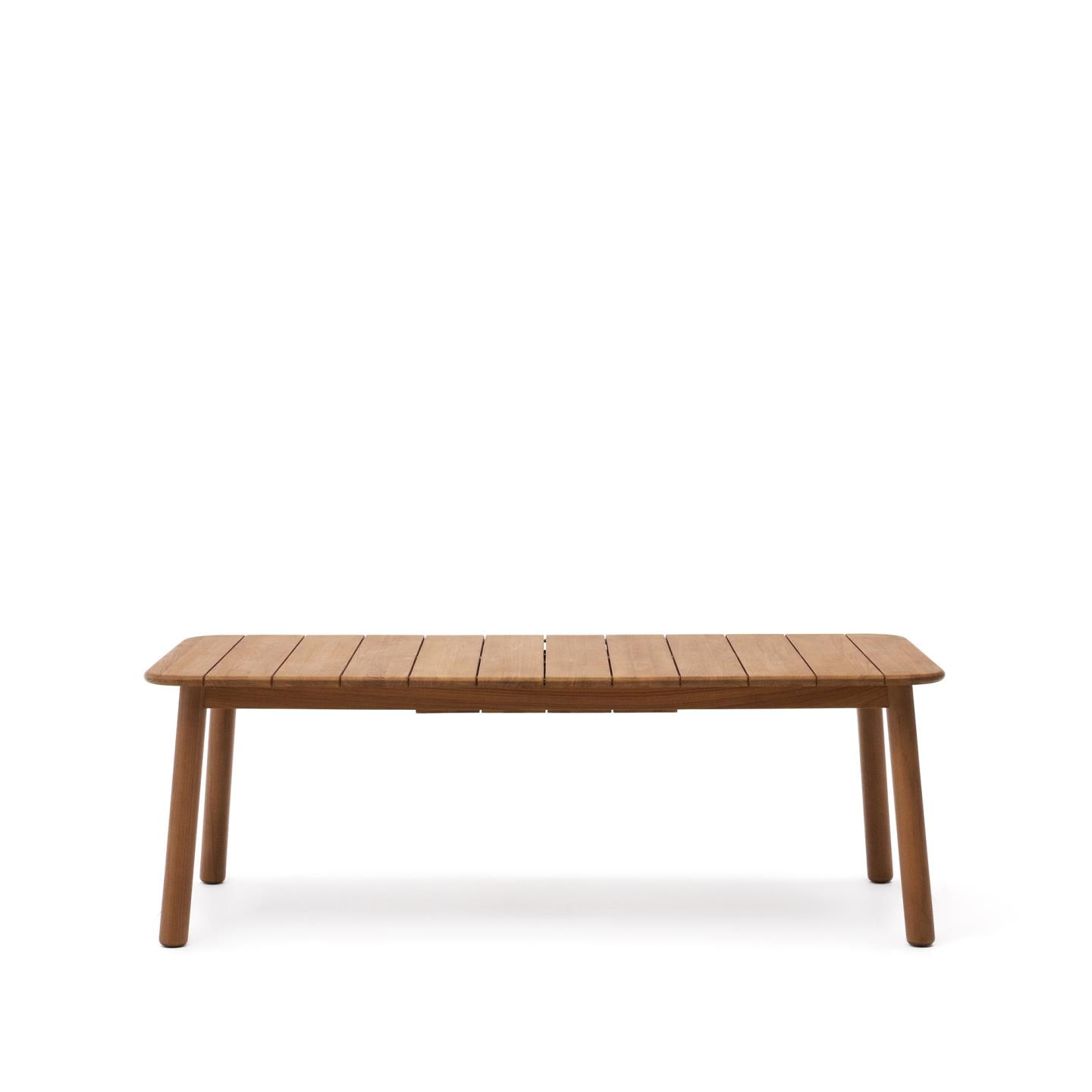Kave Home Uitschuifbare Eettafel 'Turqueta' Teakhout, 220-294 x 100cm