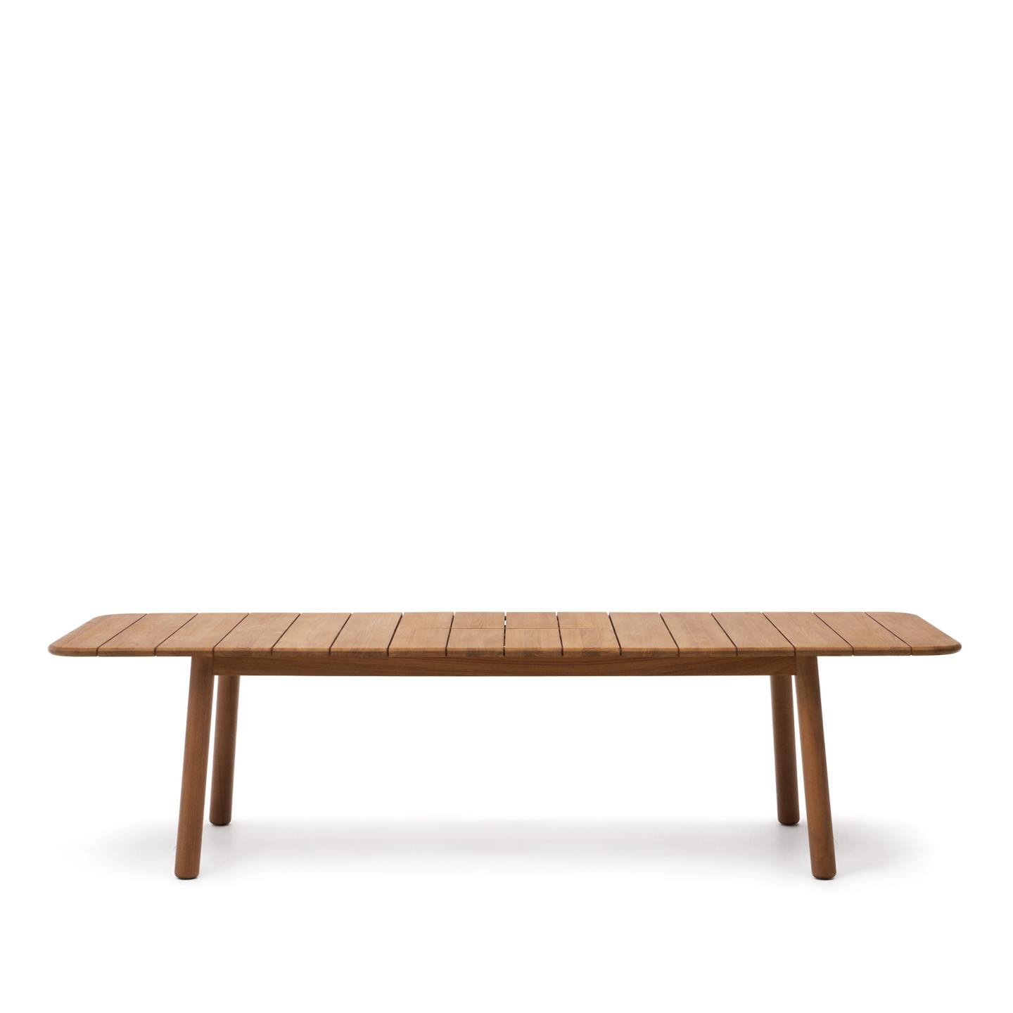 Kave Home Uitschuifbare Eettafel 'Turqueta' Teakhout, 220-294 x 100cm