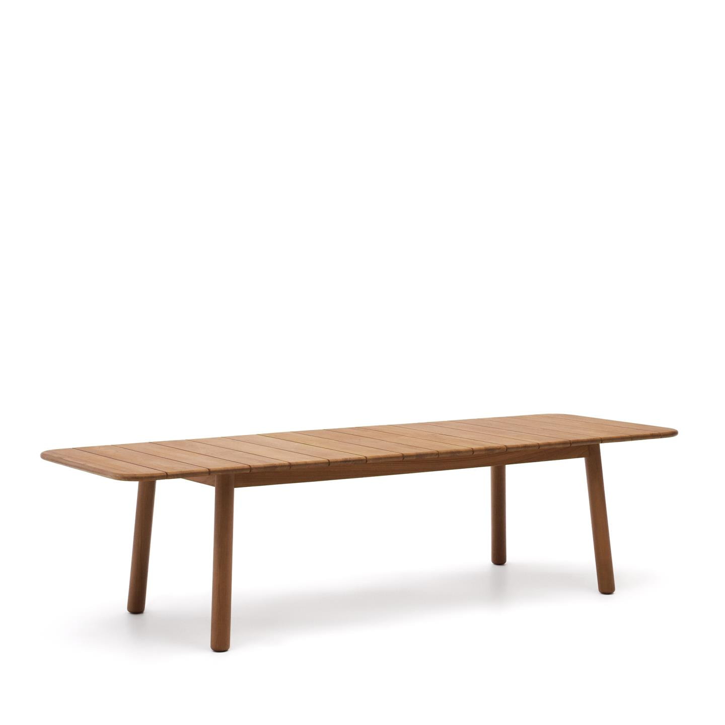 Kave Home Uitschuifbare Eettafel 'Turqueta' Teakhout, 220-294 x 100cm