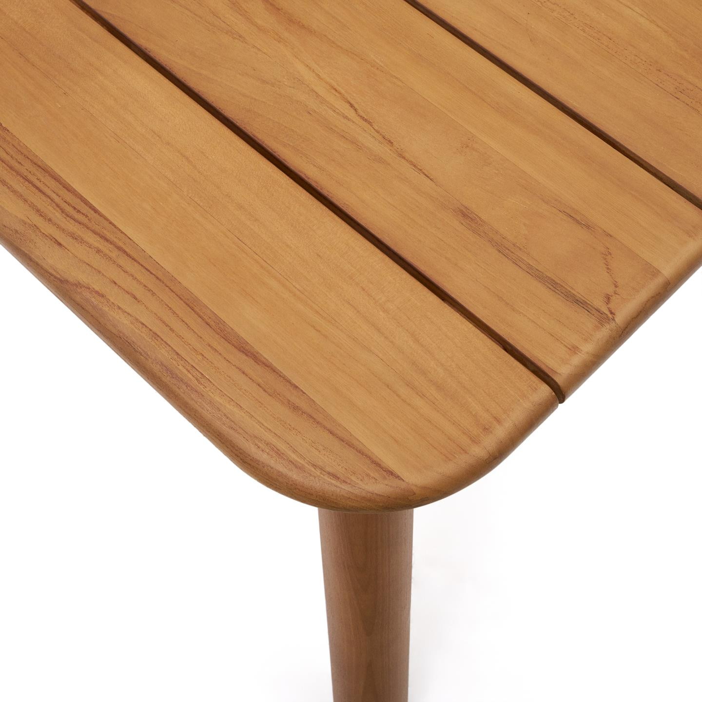 Kave Home Uitschuifbare Eettafel 'Turqueta' Teakhout, 220-294 x 100cm