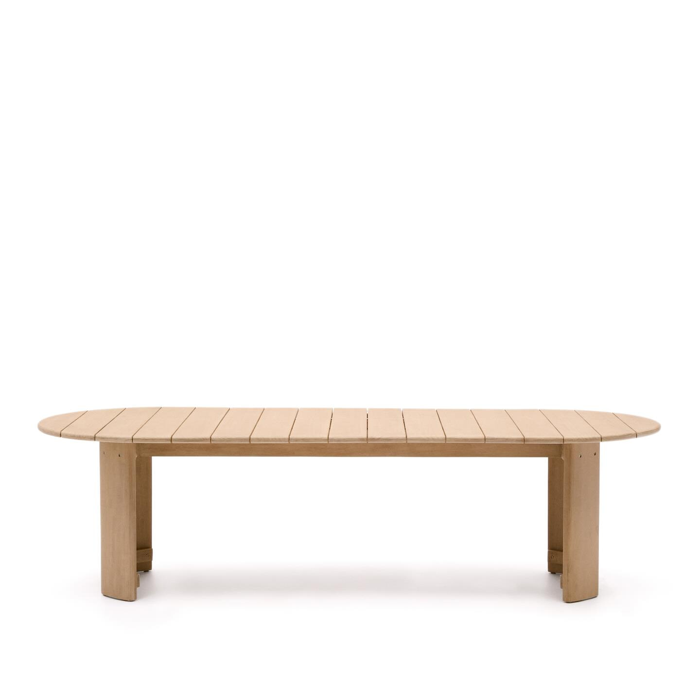 Kave Home Ovale Eettafel 'Xoriguer' Eucalyptushout, 280 x 110cm