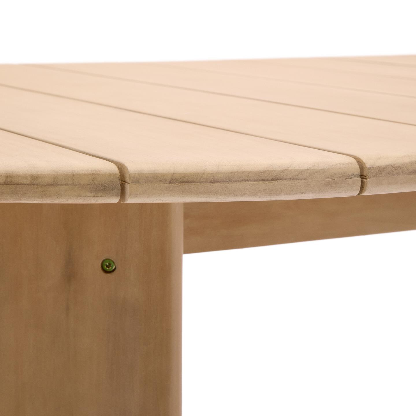 Kave Home Ovale Eettafel 'Xoriguer' Eucalyptushout, 280 x 110cm